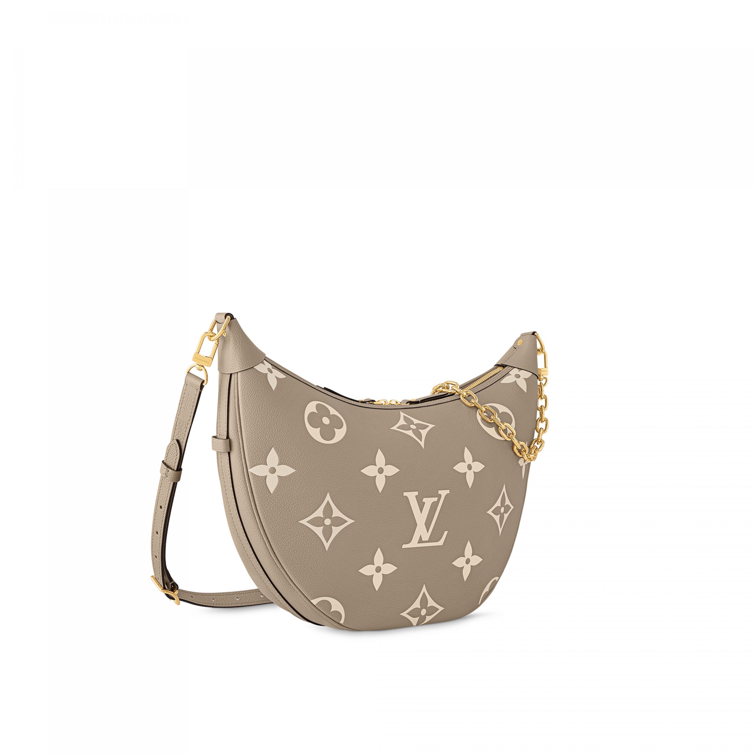 Lvlenka Louis Vuitton M46738 Loop Hobo Dove Gray Cream