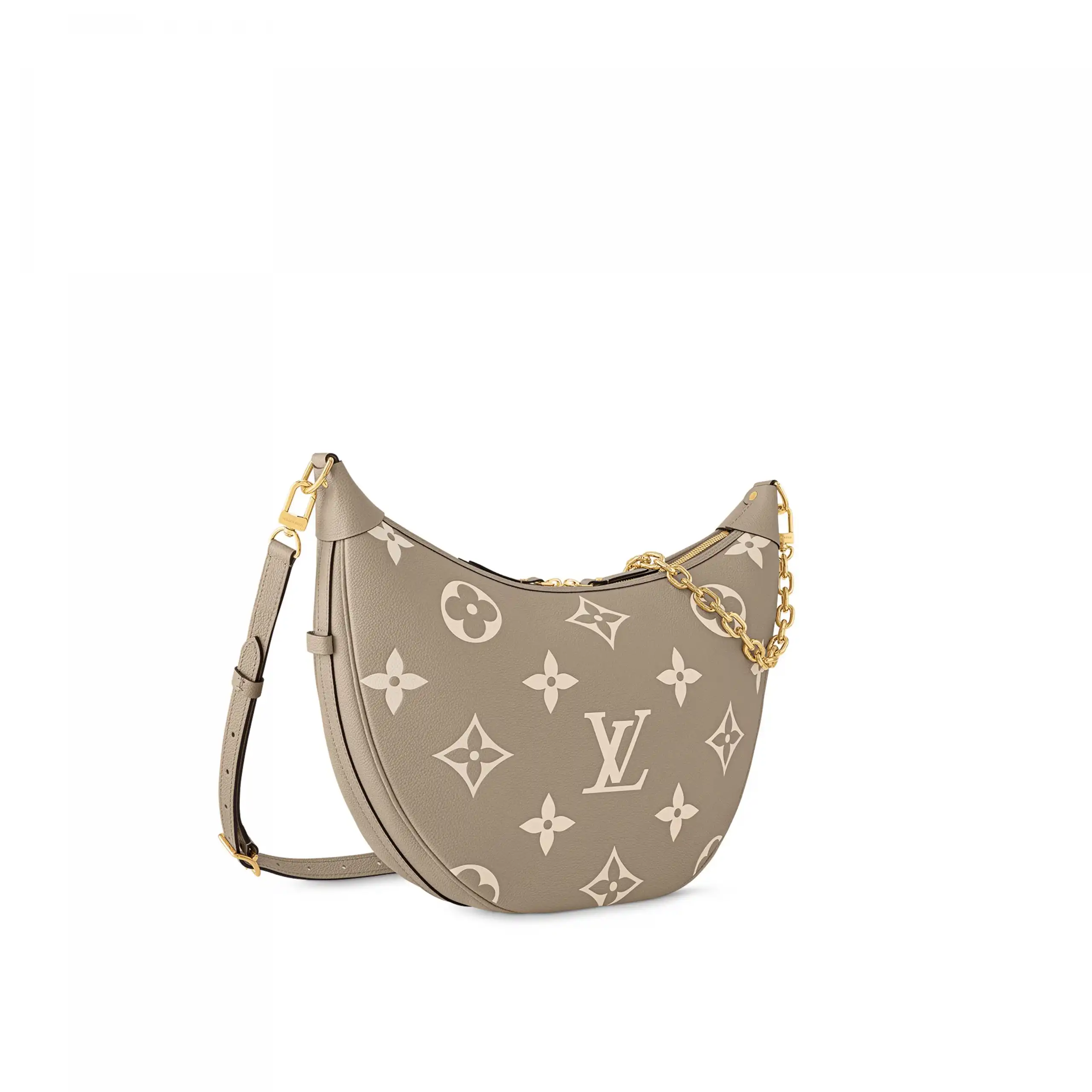 Cheap Louis Vuitton M46738 Loop Hobo Dove Gray Cream