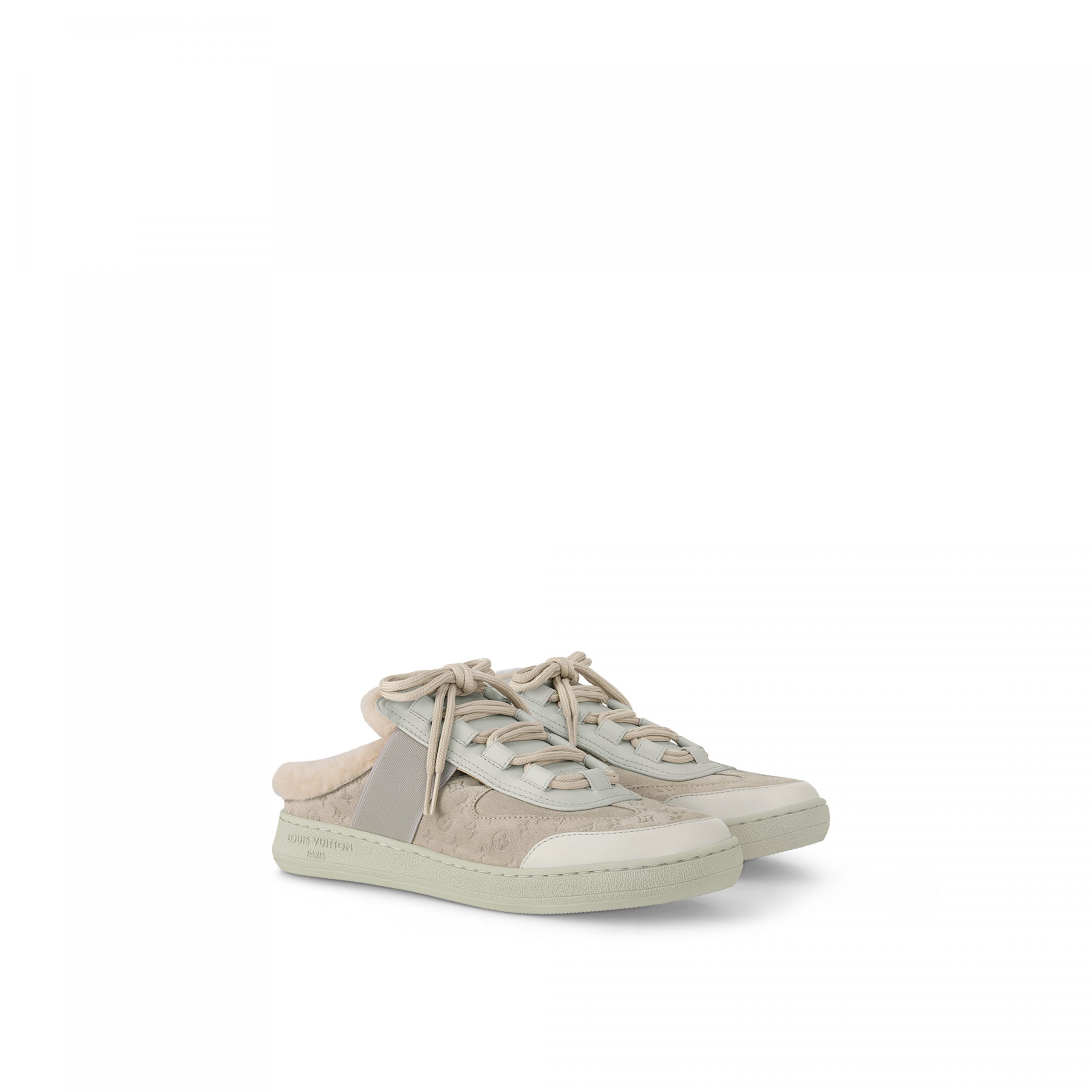 Lvlenka Louis Vuitton FLIGHT MODE Lous Open Back Sneaker Light Gray 1ACADJ