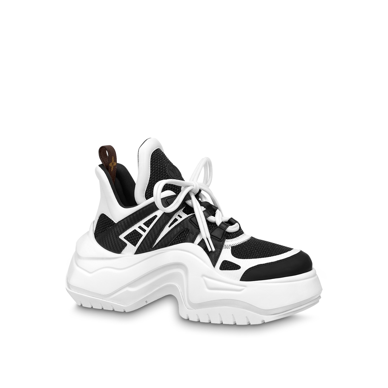 Lvlenka Louis Vuitton LV Archlight 2.0 Platform Sneaker Black White 1ABIMU