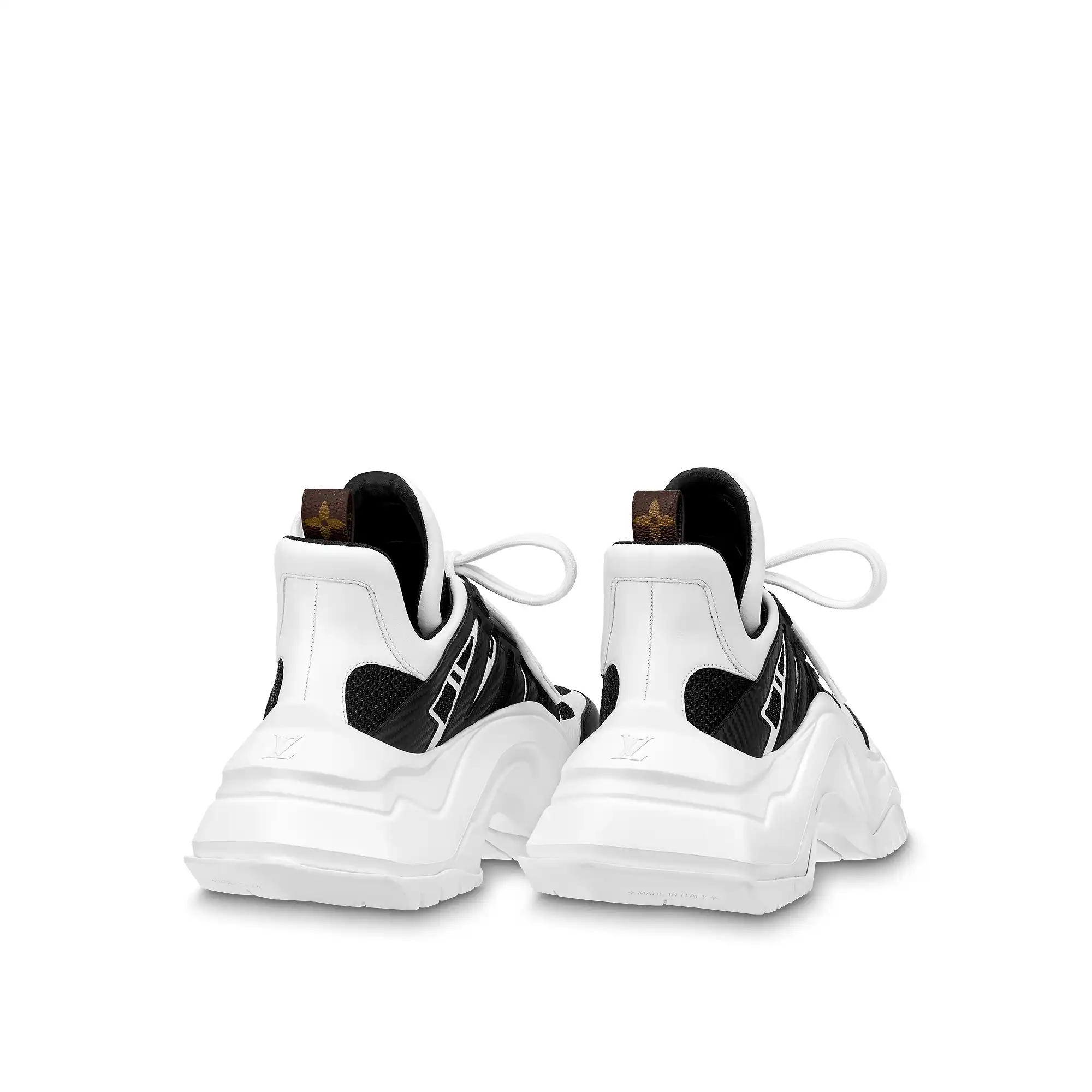 Affordable Louis Vuitton LV Archlight 2.0 Platform Sneaker Black White 1ABIMU