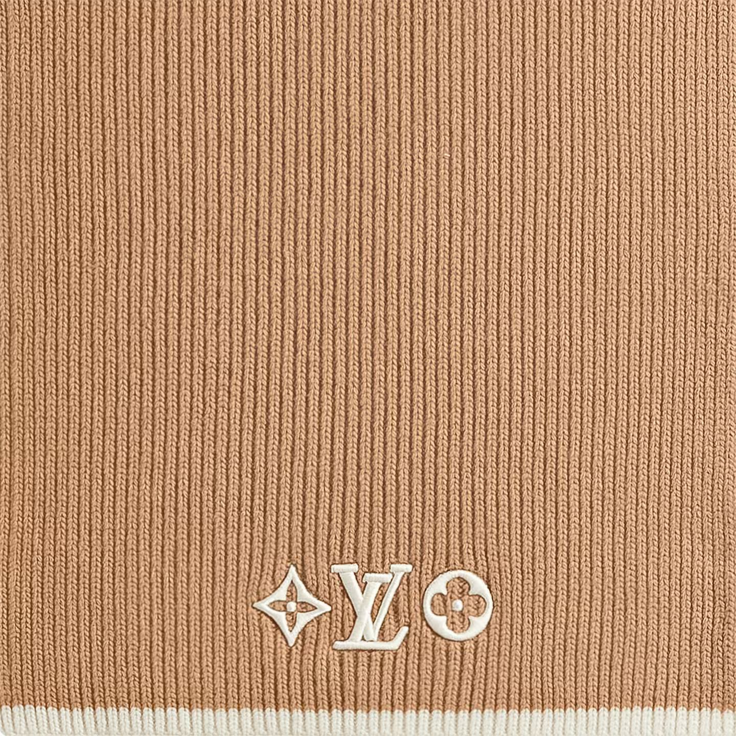 Lvlenka Louis Vuitton Camel M77927 LV Headline Scarf