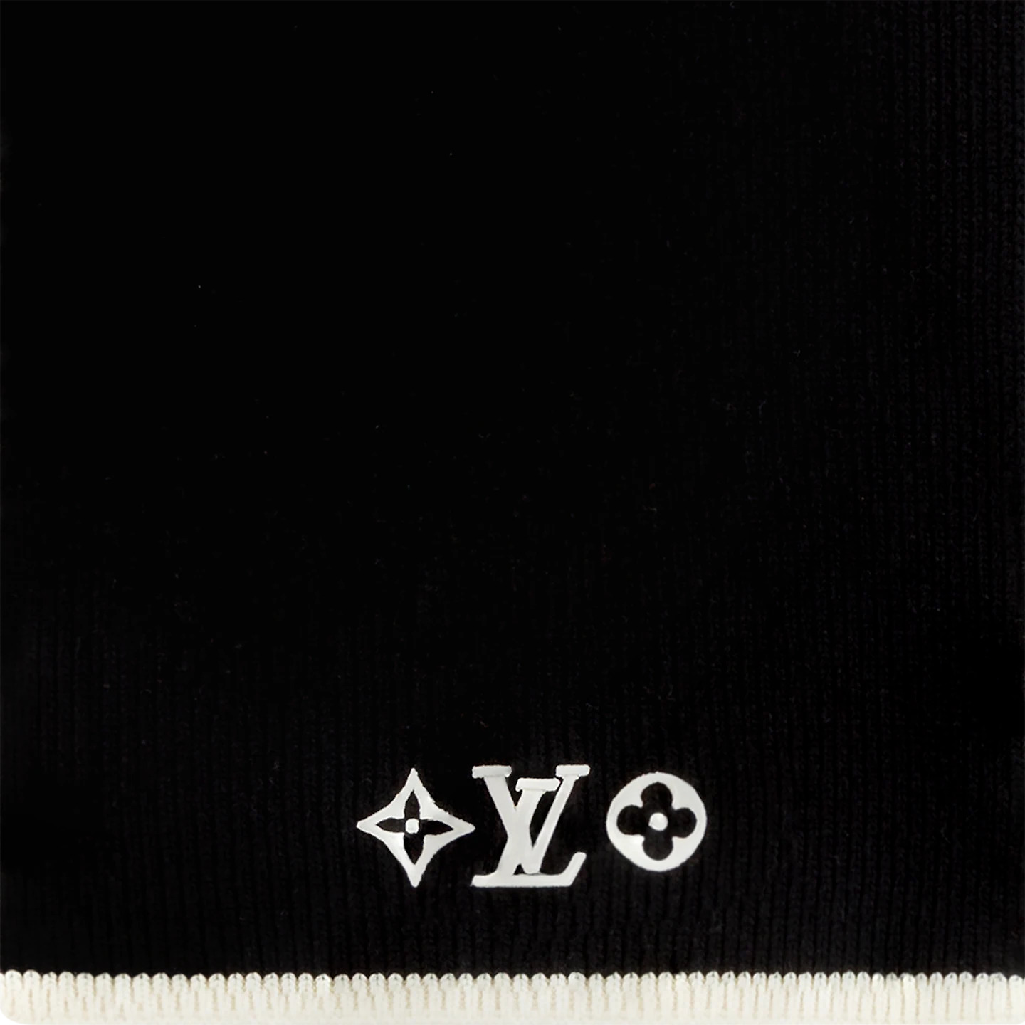 Lvlenka Louis Vuitton Black M77928 LV Headline Scarf