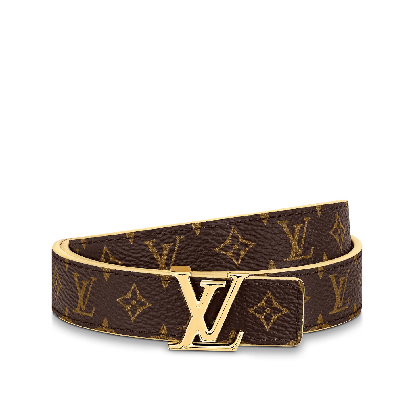 Lvlenka Louis Vuitton M0702X Yellow LV Iconic 20mm Reversible Belt