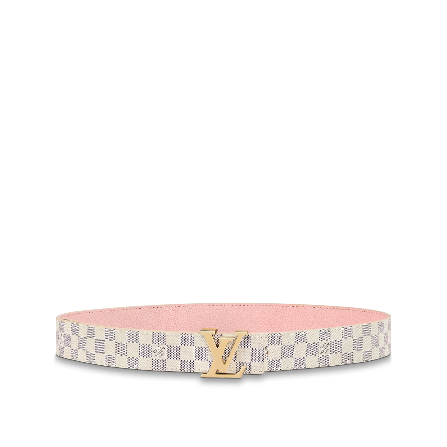 Lvlenka Louis Vuitton M0571U Damier azur LV Initiales 30mm Reversible Belt