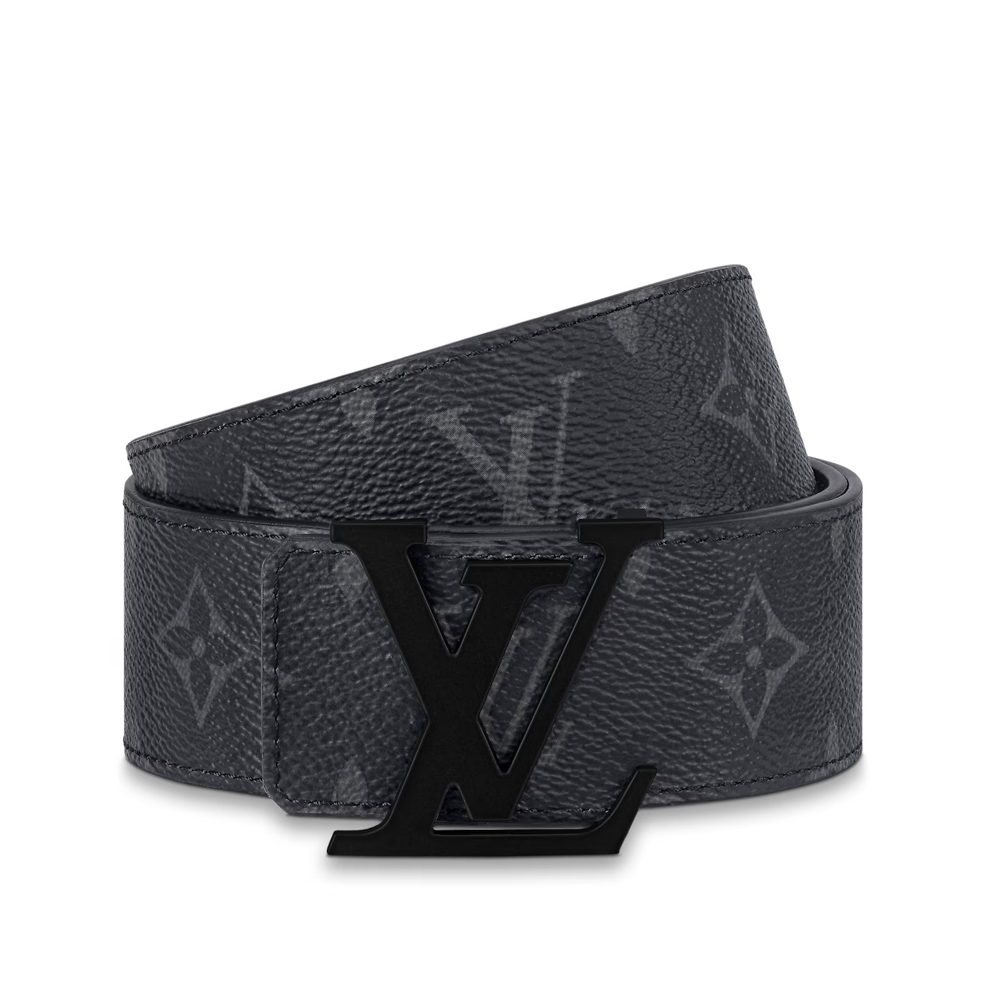 Lvlenka Louis Vuitton M0449U LV Initiales 40mm Matte Black Belt