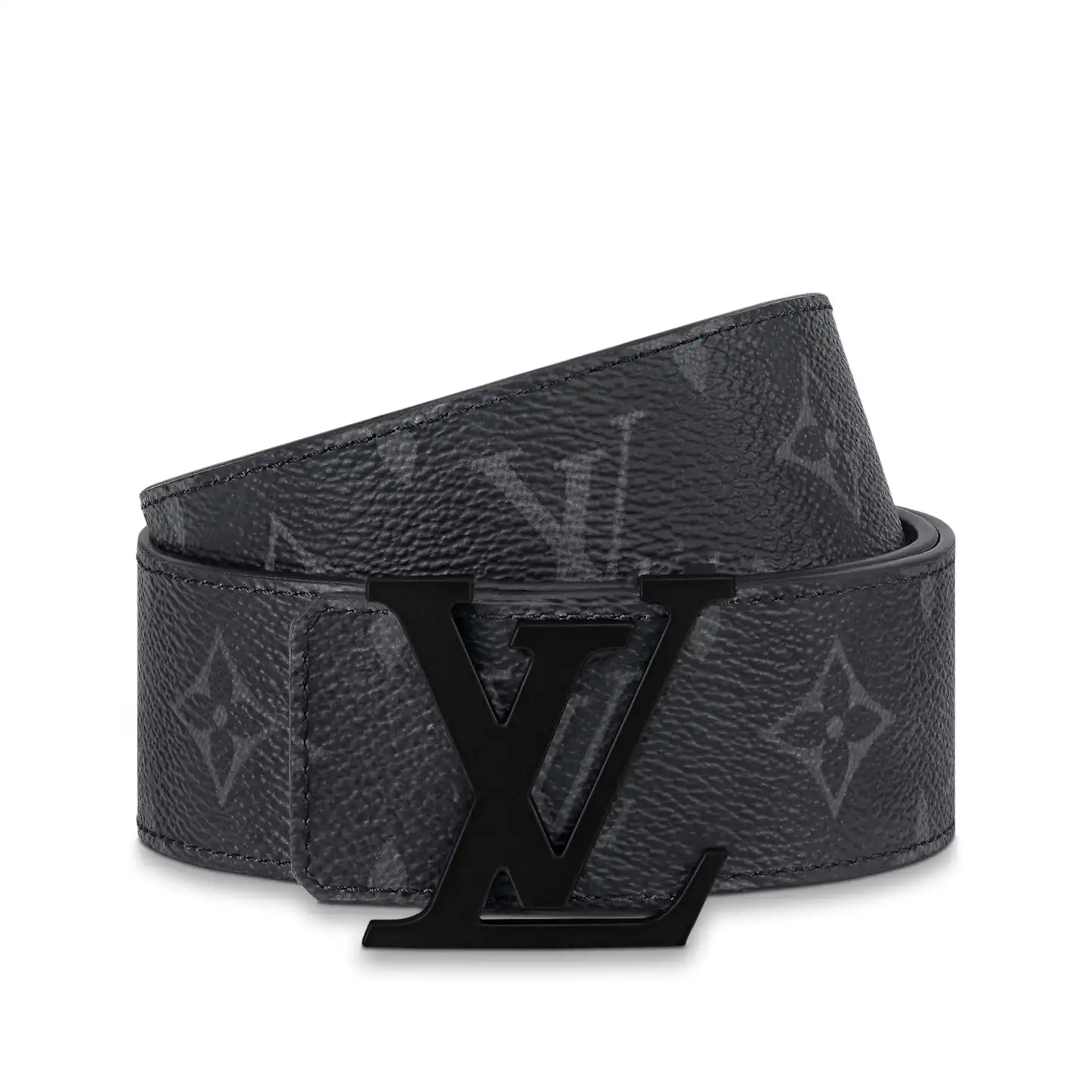 Cheap Louis Vuitton M0449U LV Initiales 40mm Matte Black Belt