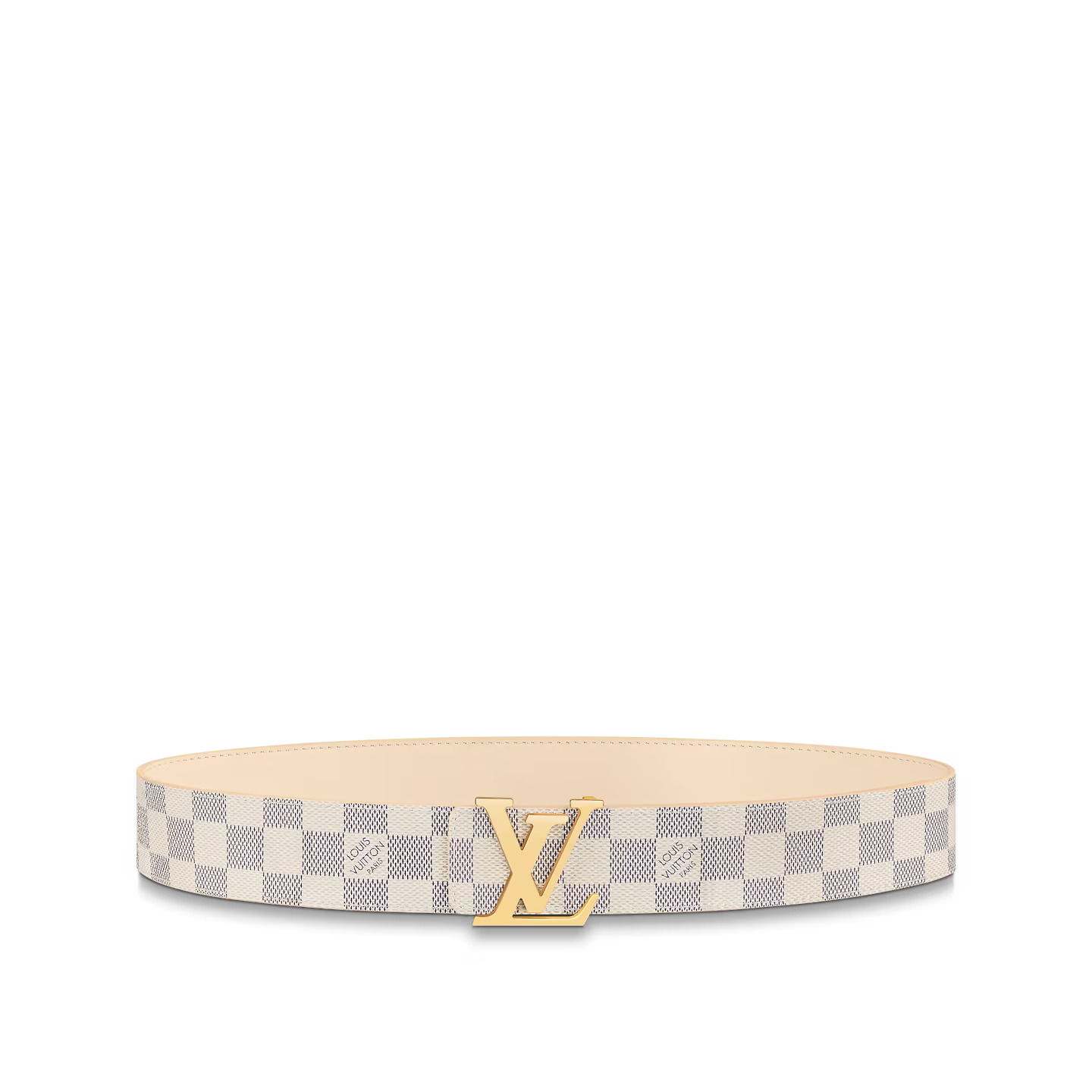 Lvlenka Louis Vuitton M0569S Damier azur LV Initiales 40mm Reversible Belt