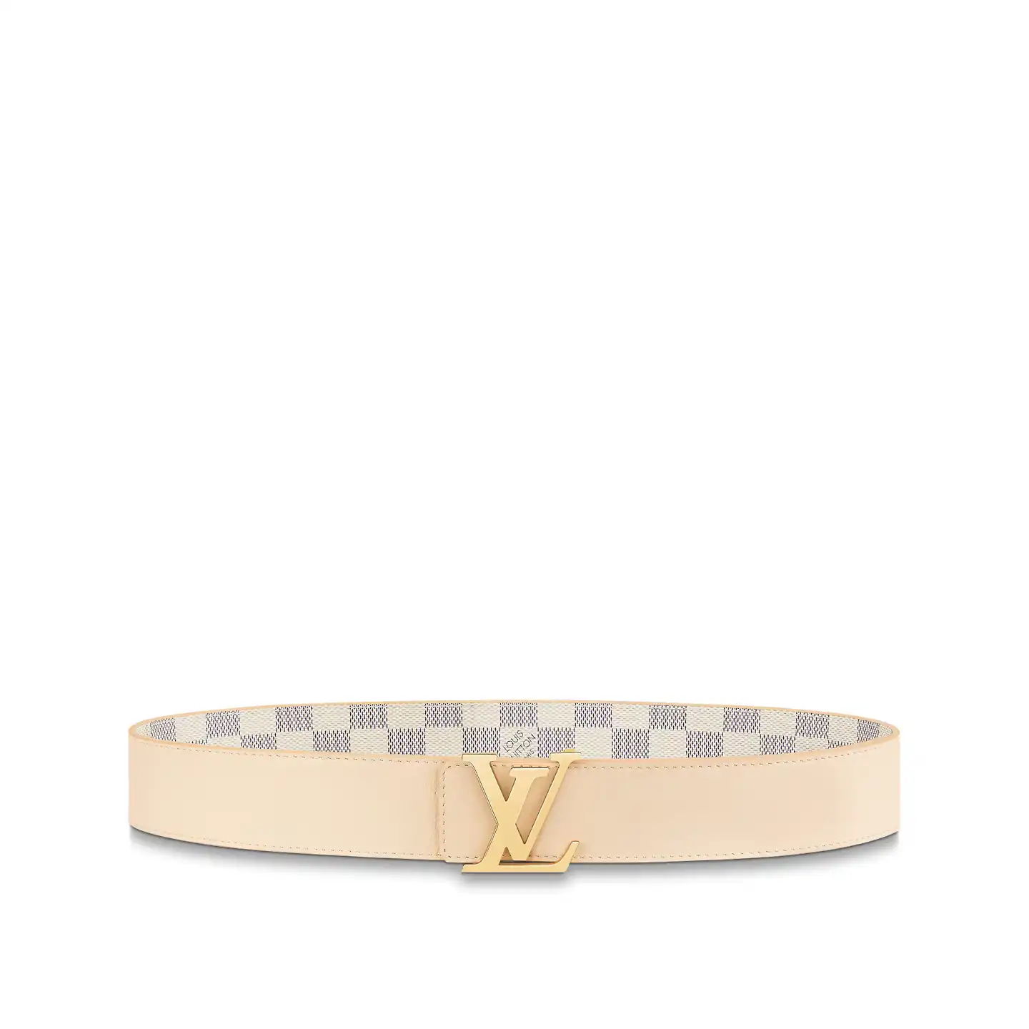 Cheap Louis Vuitton M0569S Damier azur LV Initiales 40mm Reversible Belt