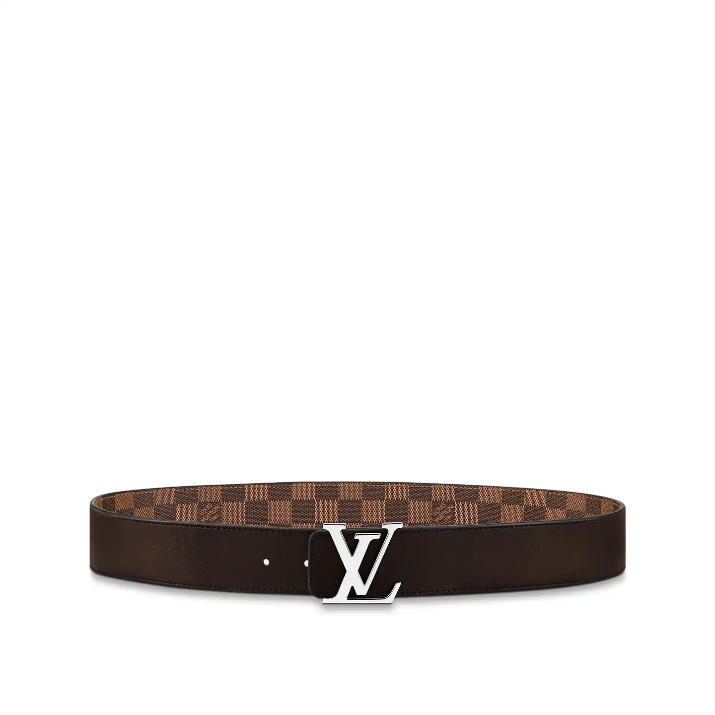 Cheap Louis Vuitton M0212U Brown LV Initiales 40mm Reversible Belt