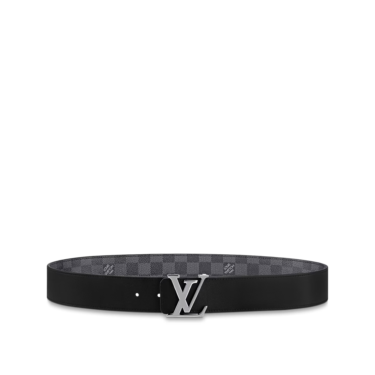 Lvlenka Louis Vuitton M0213U Graphite LV Initiales 40mm Reversible Belt