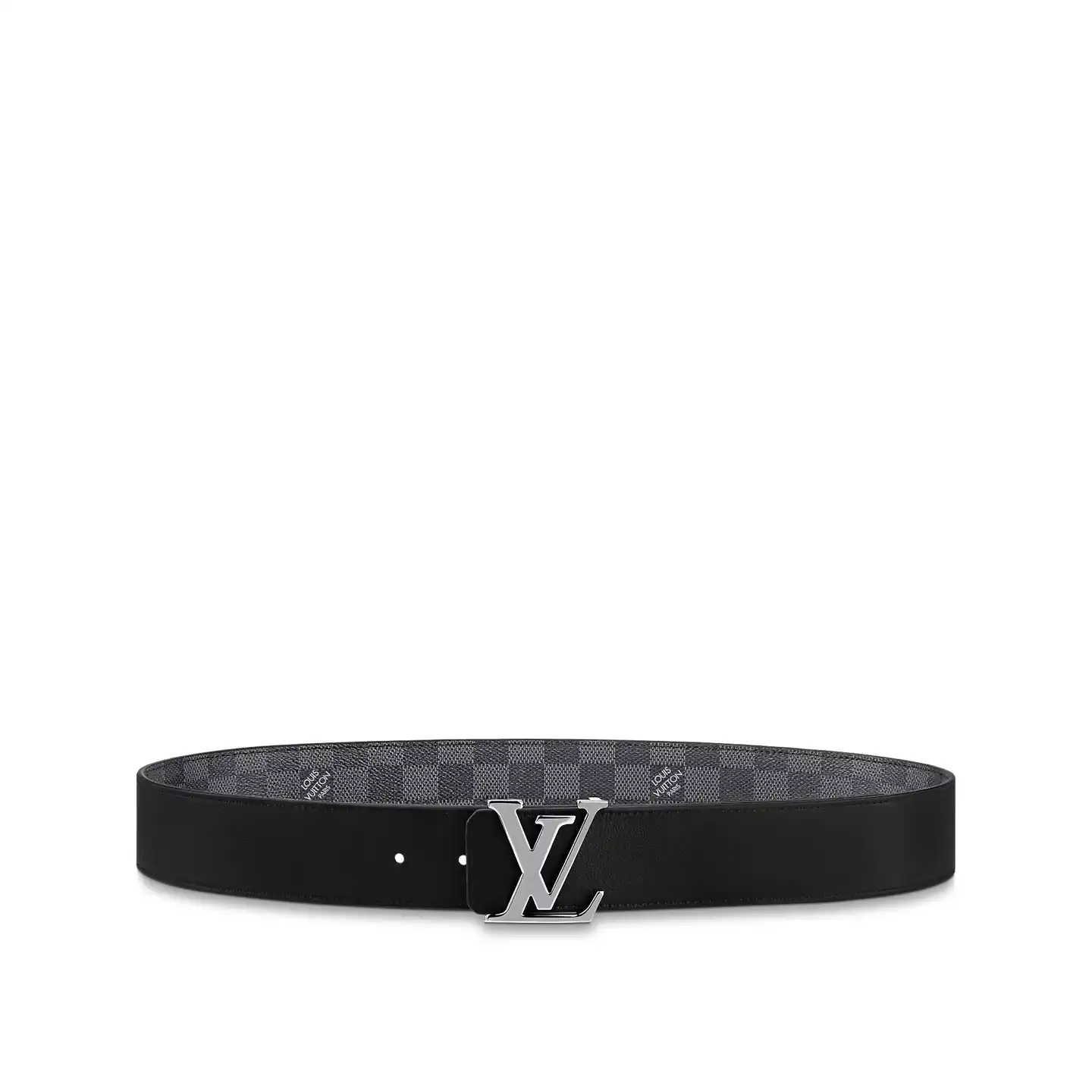 Affordable Louis Vuitton M0213U Graphite LV Initiales 40mm Reversible Belt