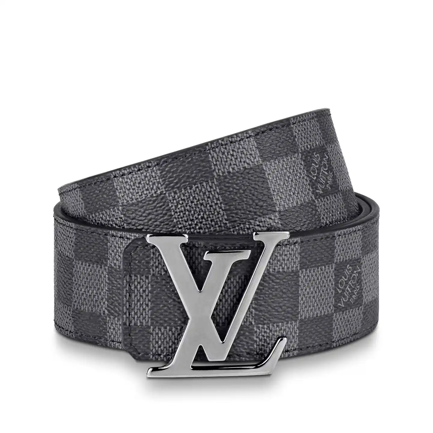 Affordable Louis Vuitton M0213U Graphite LV Initiales 40mm Reversible Belt