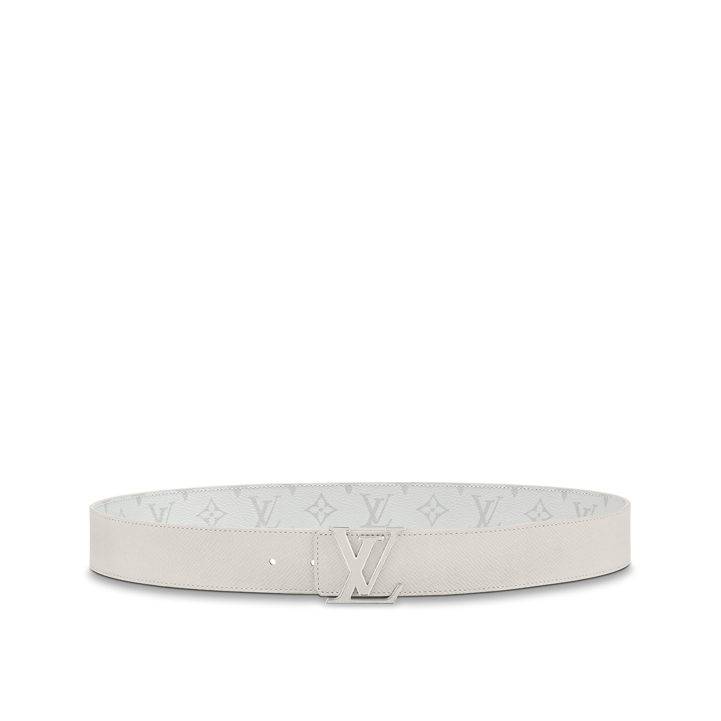 Lvlenka Louis Vuitton M0158U White LV Initiales 40mm Reversible Belt