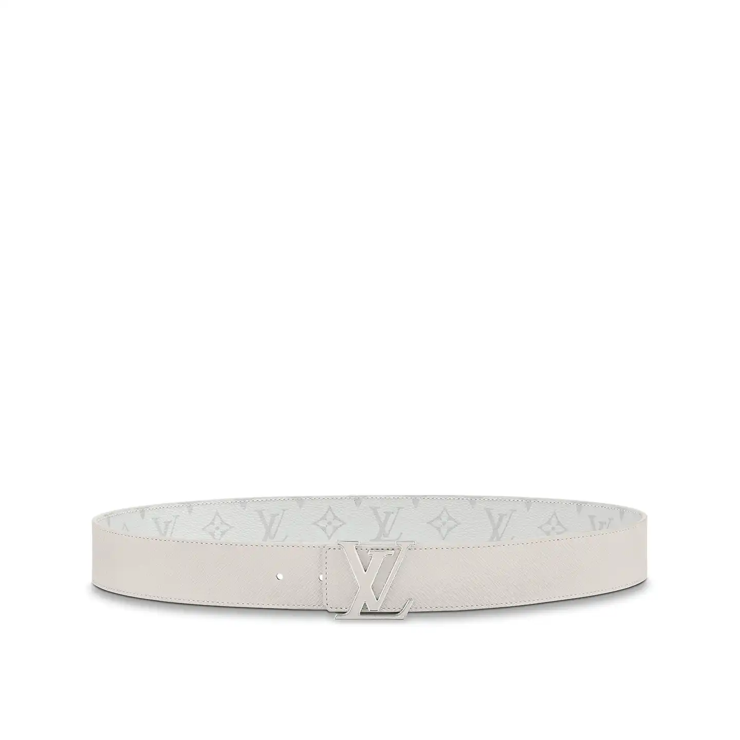 Affordable Louis Vuitton M0158U White LV Initiales 40mm Reversible Belt