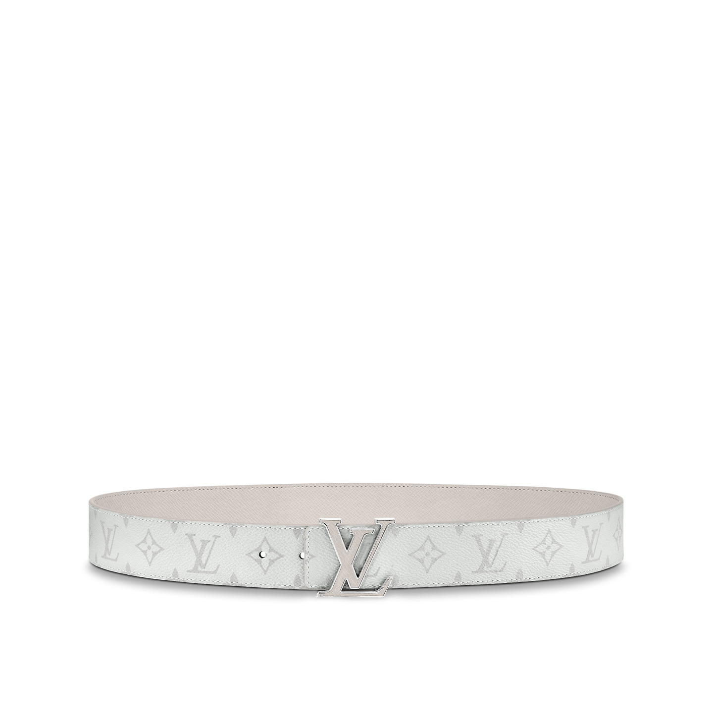 Lvlenka Louis Vuitton M0158U White LV Initiales 40mm Reversible Belt