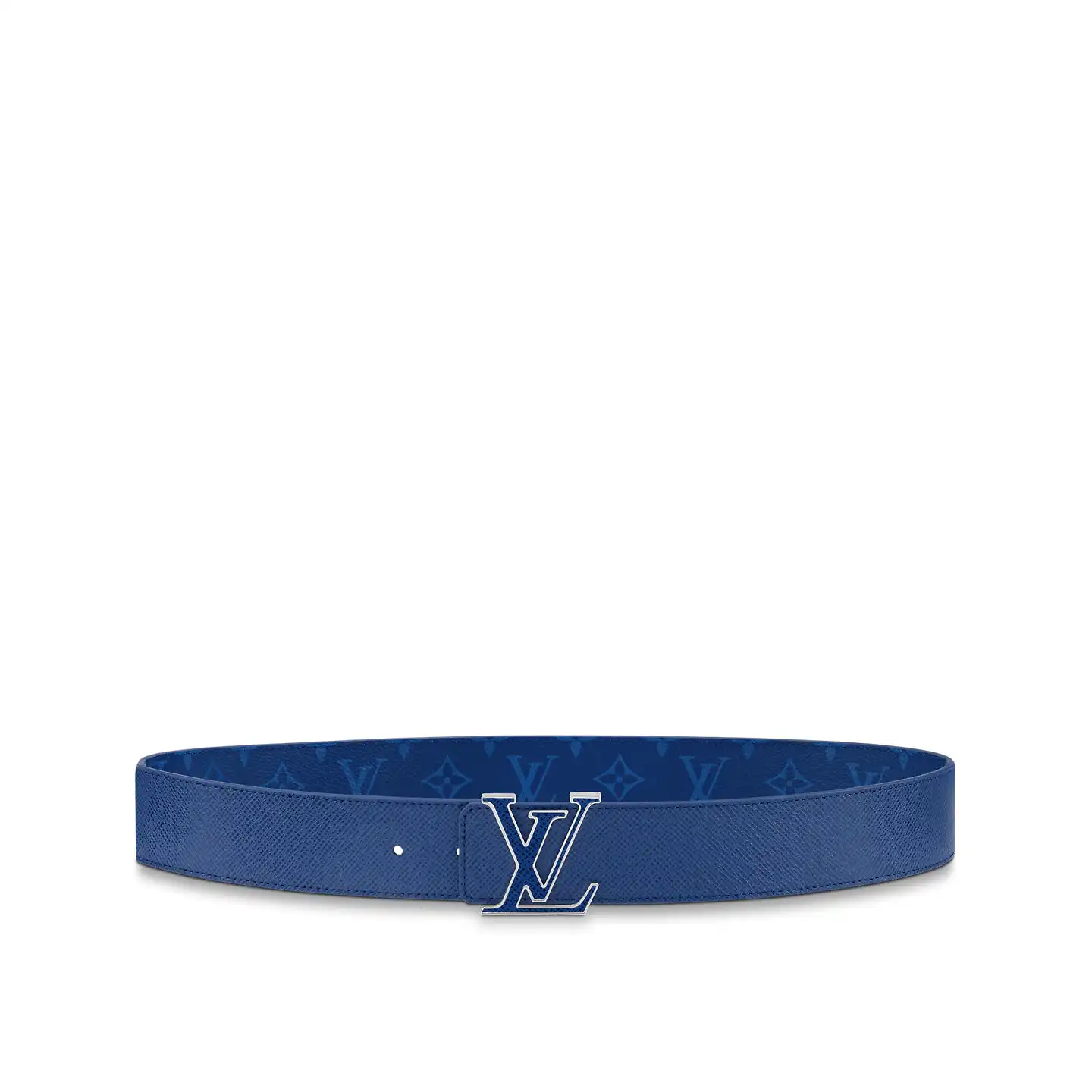 Cheap Louis Vuitton M0159U Blue LV Initiales 40mm Reversible Belt