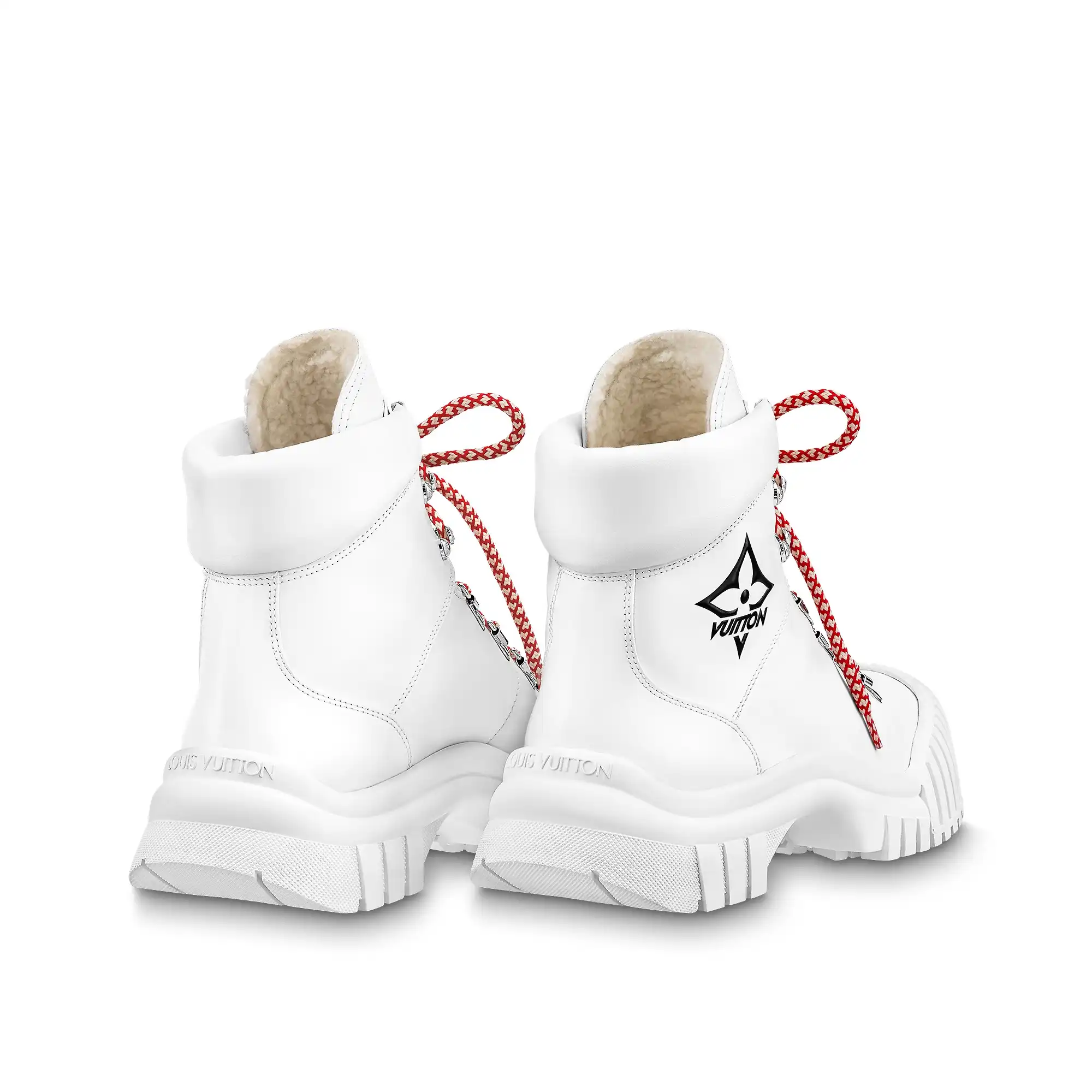 Cheap Louis Vuitton LV Ruby Flat Ranger Boot White 1AAM1U