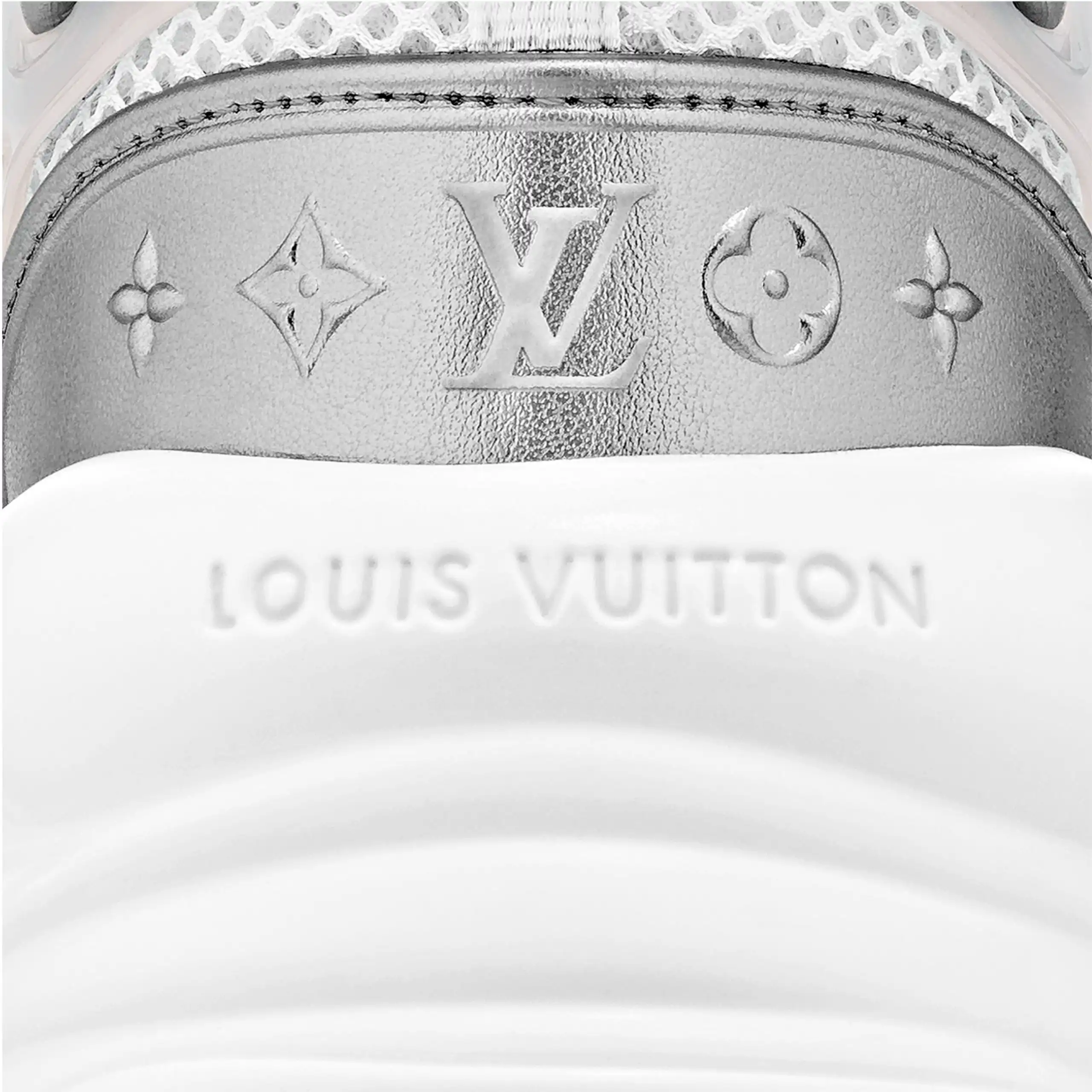 Cheap Louis Vuitton LV Run 55 Sneaker Monogram Flowers Blue 1ABVIR