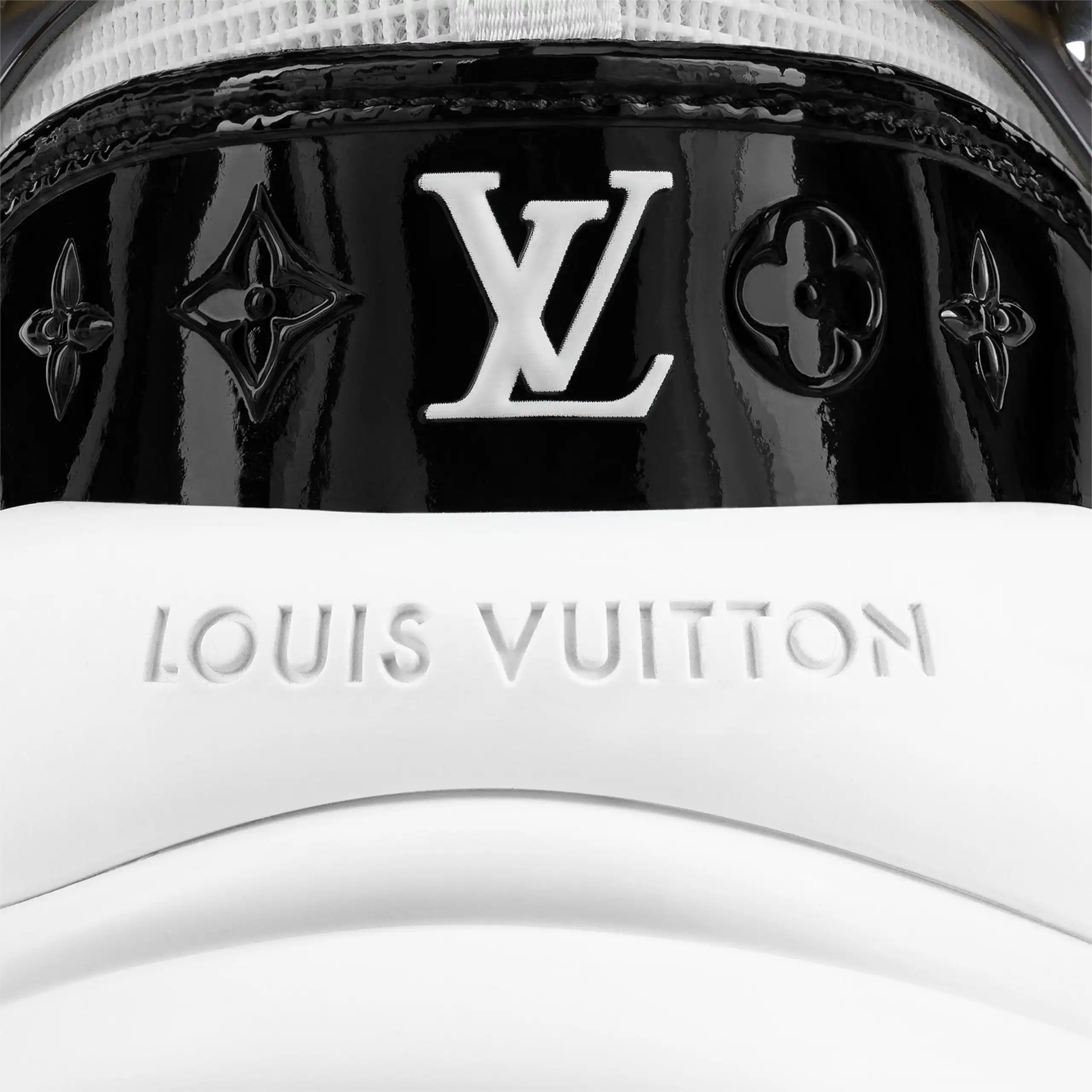 Affordable Louis Vuitton LV Run 55 Sneaker Monogram Flowers White 1AASDF