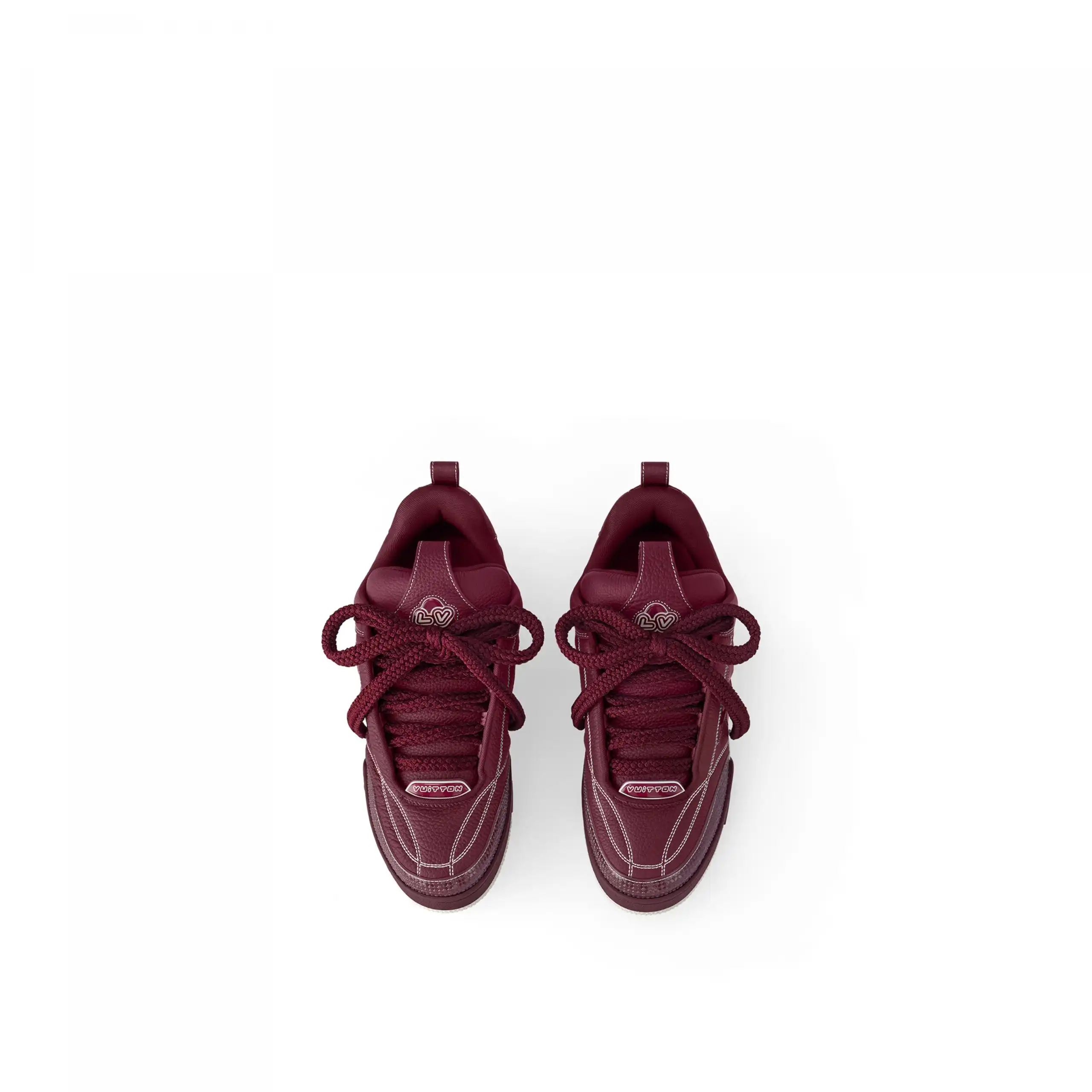 Cheap Louis Vuitton LV Skate Sneaker Bordeaux Red 1ABZ6N