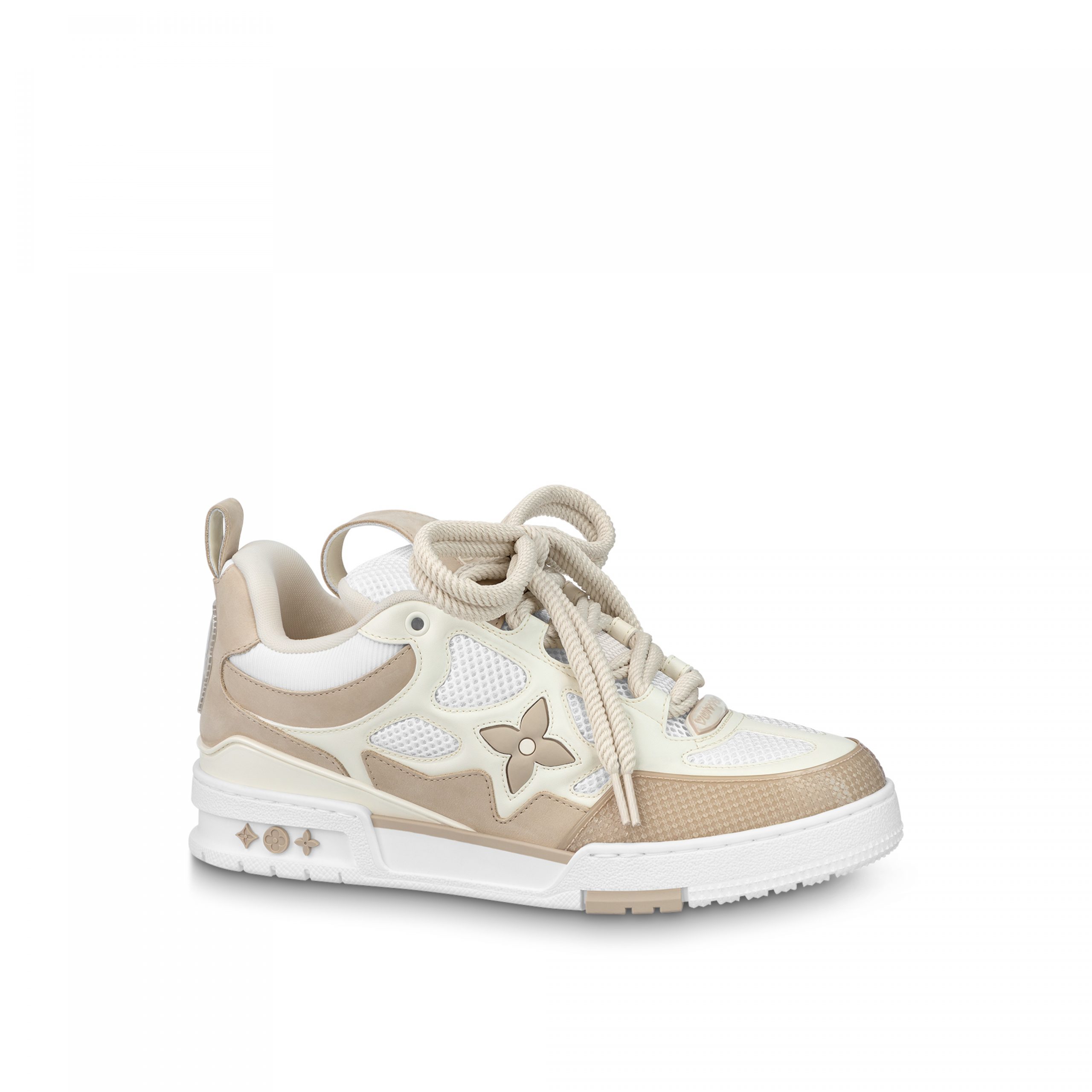 Lvlenka Louis Vuitton LV Skate Sneaker Since 54 Monogram Flowers Beige 1AARQG