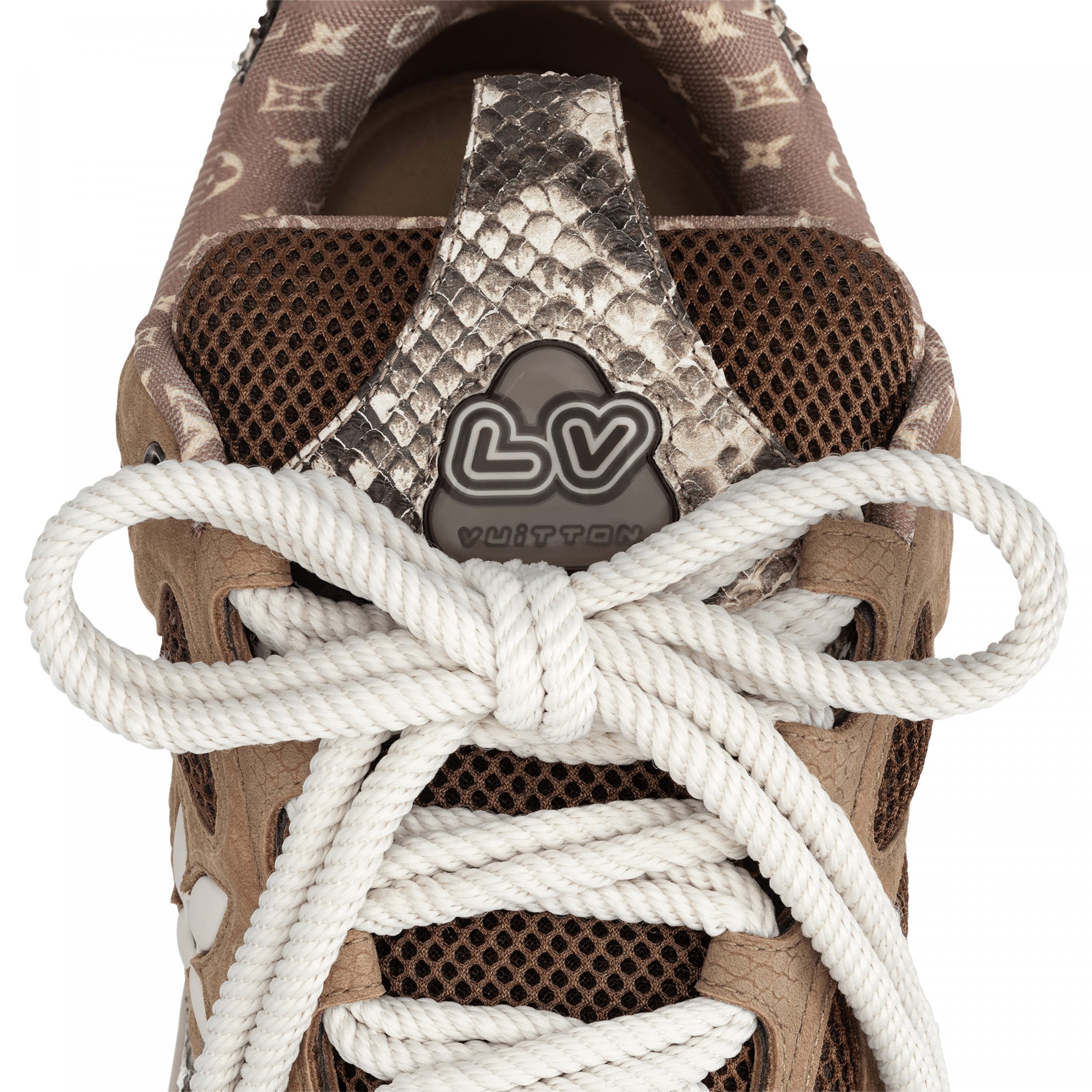 Lvlenka Louis Vuitton LV Skate Sneaker Since 54 Monogram Flowers Brown 1ABMG1