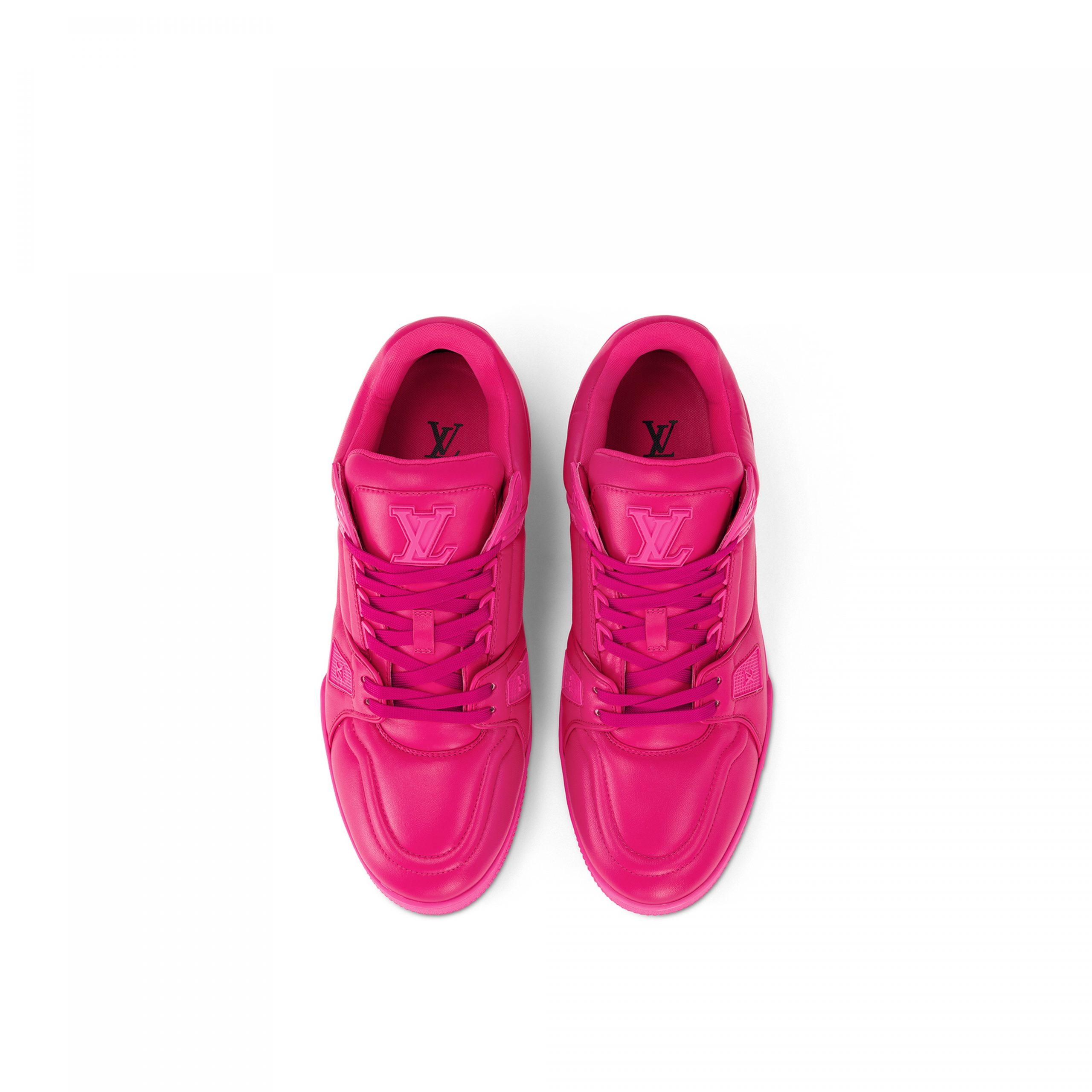 Louis Vuitton LV Trainer Sneaker Calf leather Fuchsia 1AC5CB