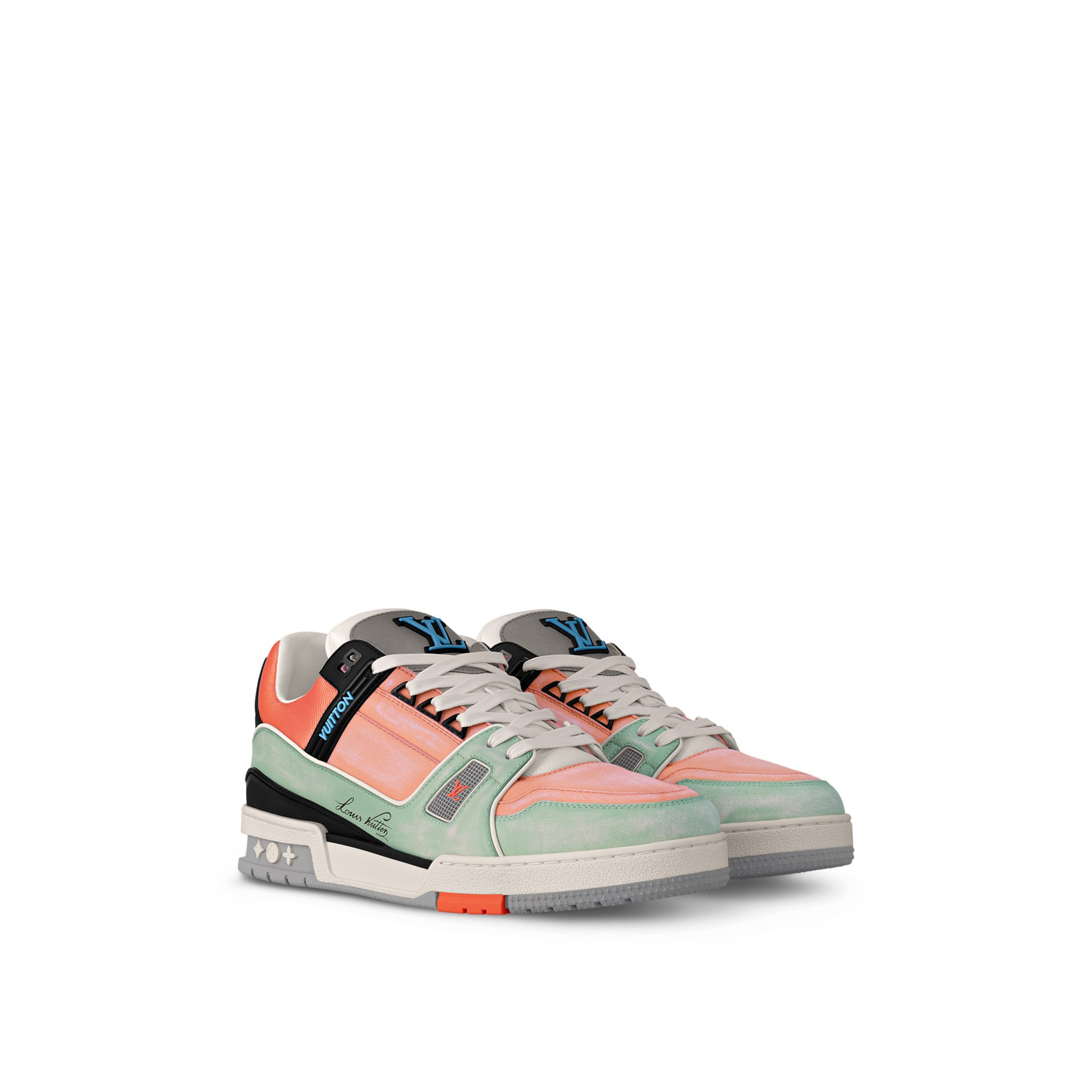 Lvlenka Louis Vuitton Cult LV Trainer Sneaker Orange 1ACEFX