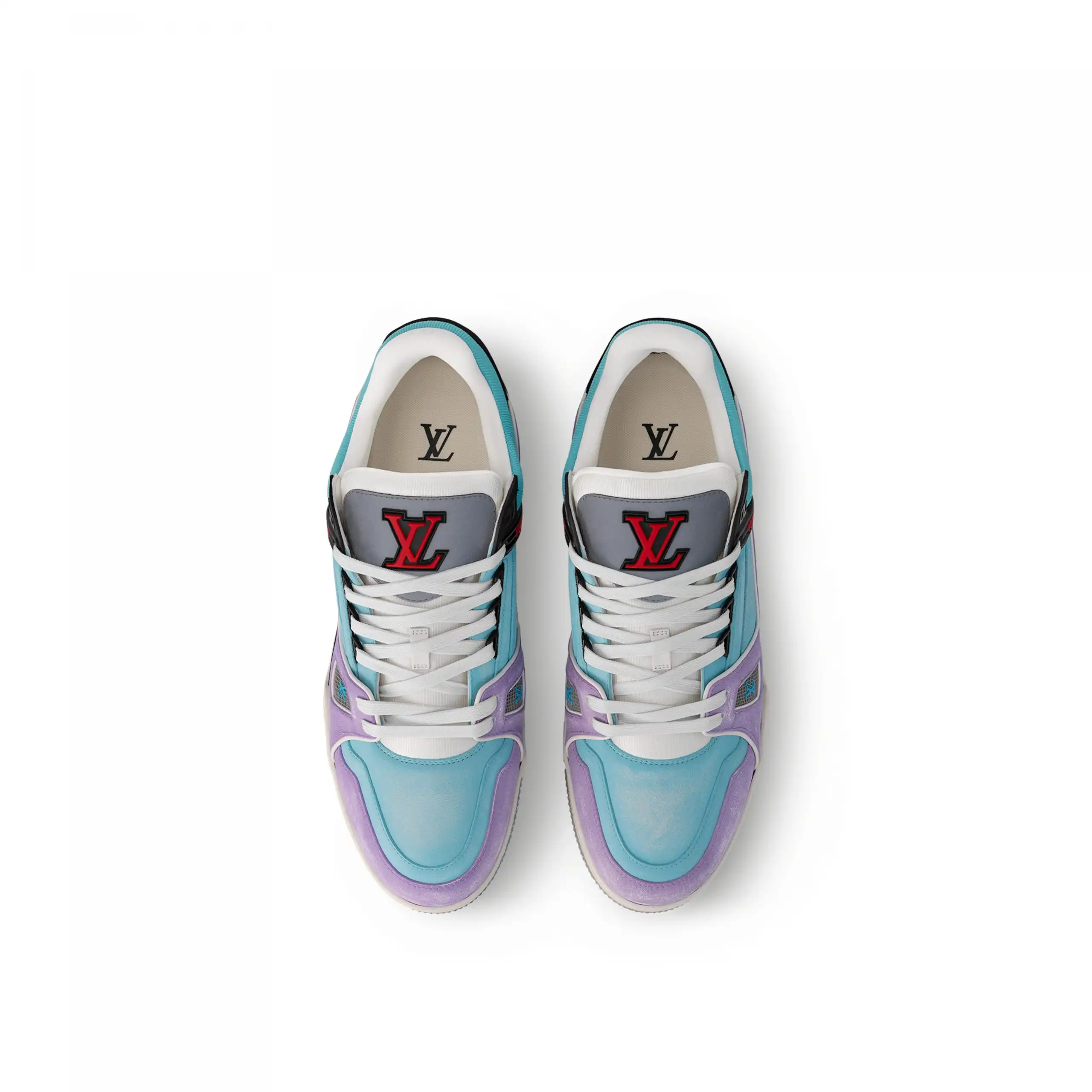 Cheap Louis Vuitton Cult LV Trainer Sneaker Blue 1ACEGH