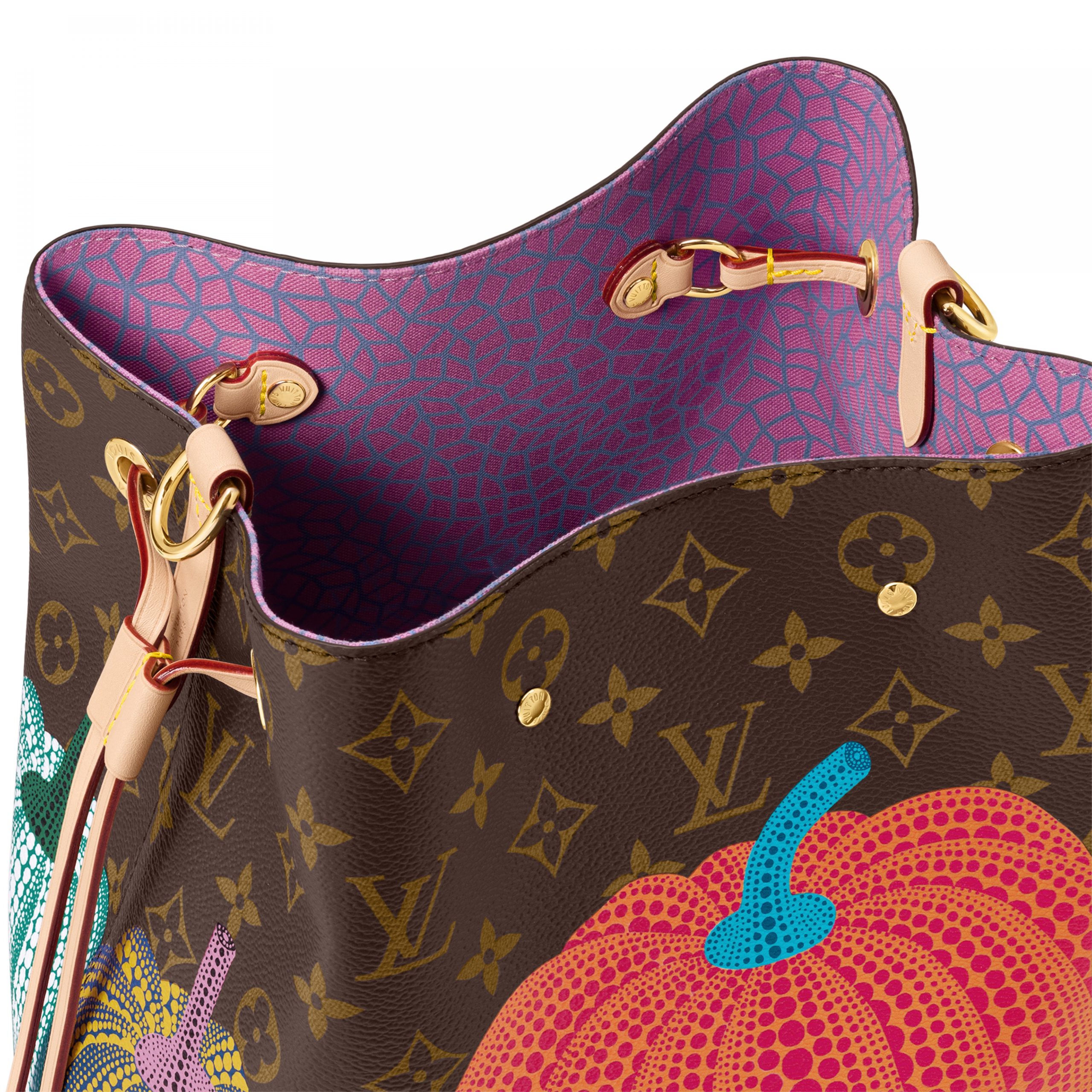 Lvlenka Louis Vuitton M46473 LV x YK Pumpkin Prin Néonoé MM