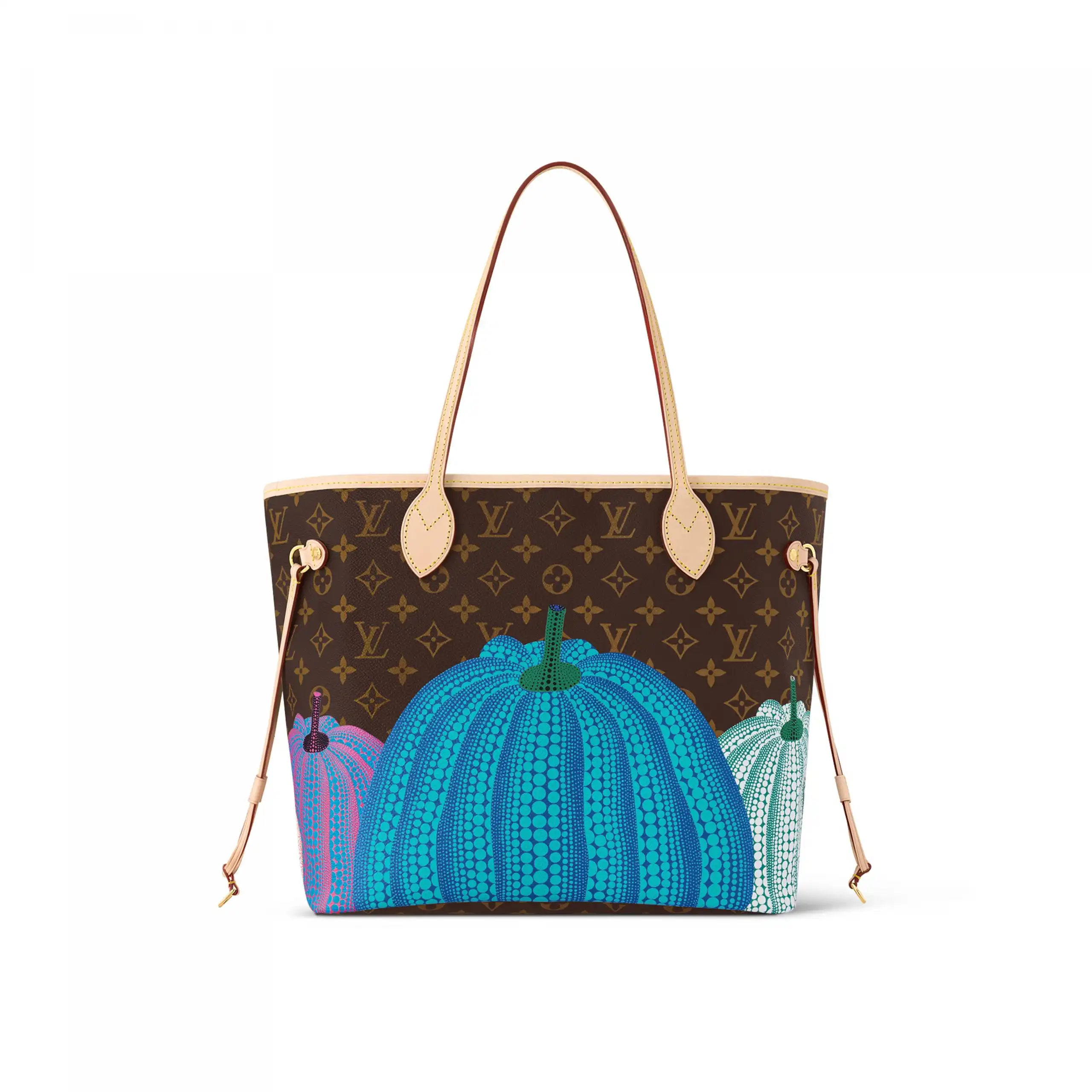 Affordable Louis Vuitton LV x YK Neverfull MM M46468 Pumpkin print