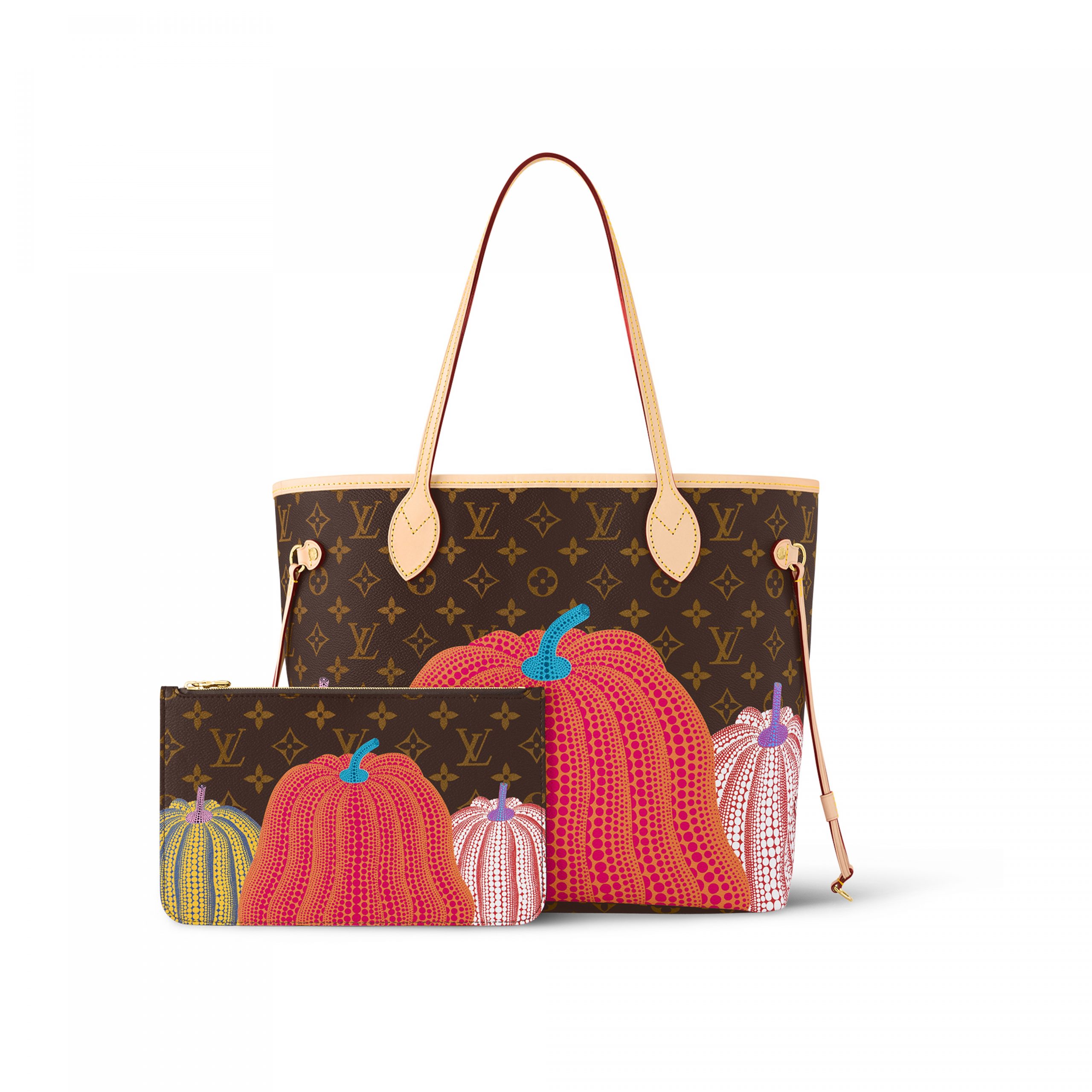 Lvlenka Louis Vuitton LV x YK Neverfull MM M46468 Pumpkin print