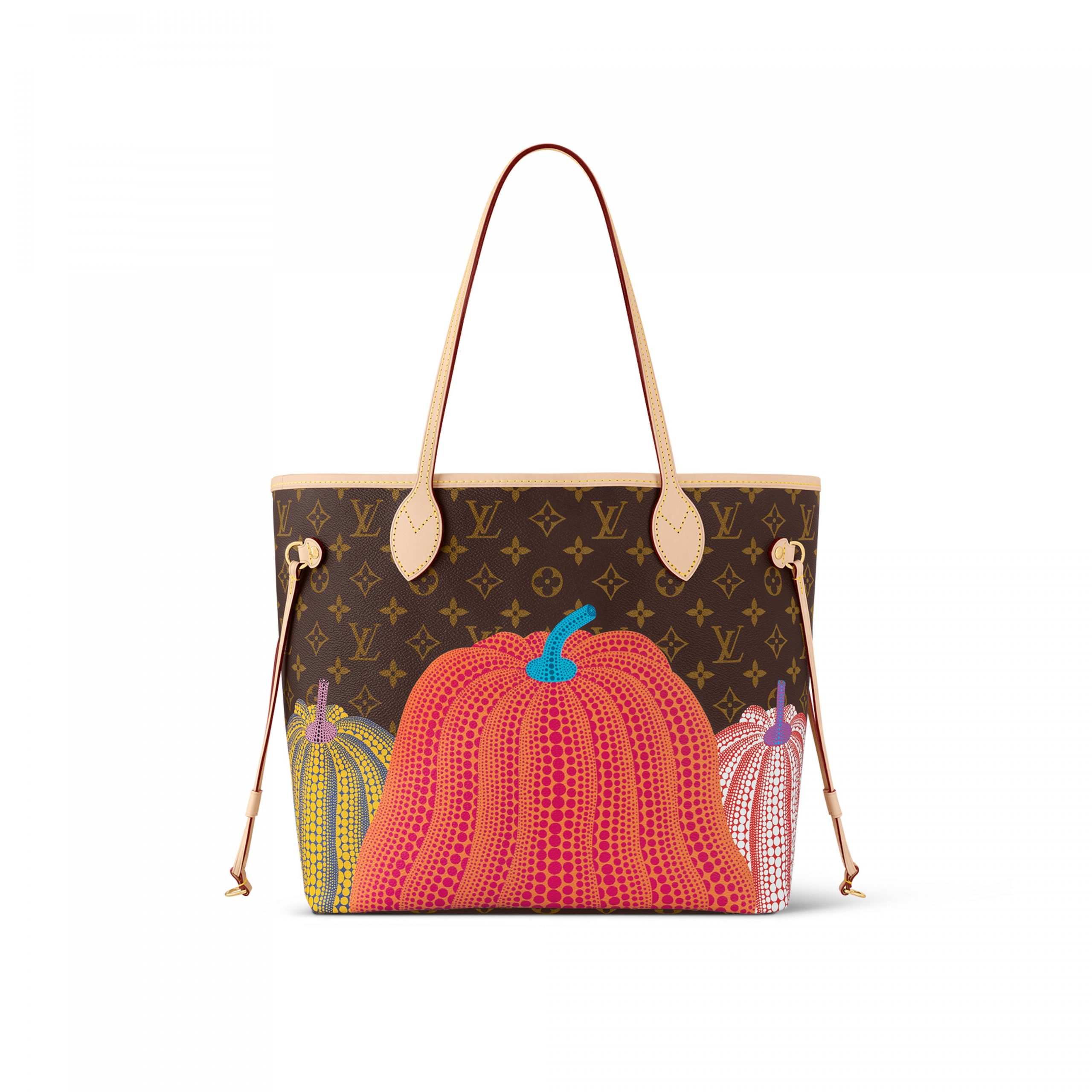 Lvlenka Louis Vuitton LV x YK Neverfull MM M46468 Pumpkin print