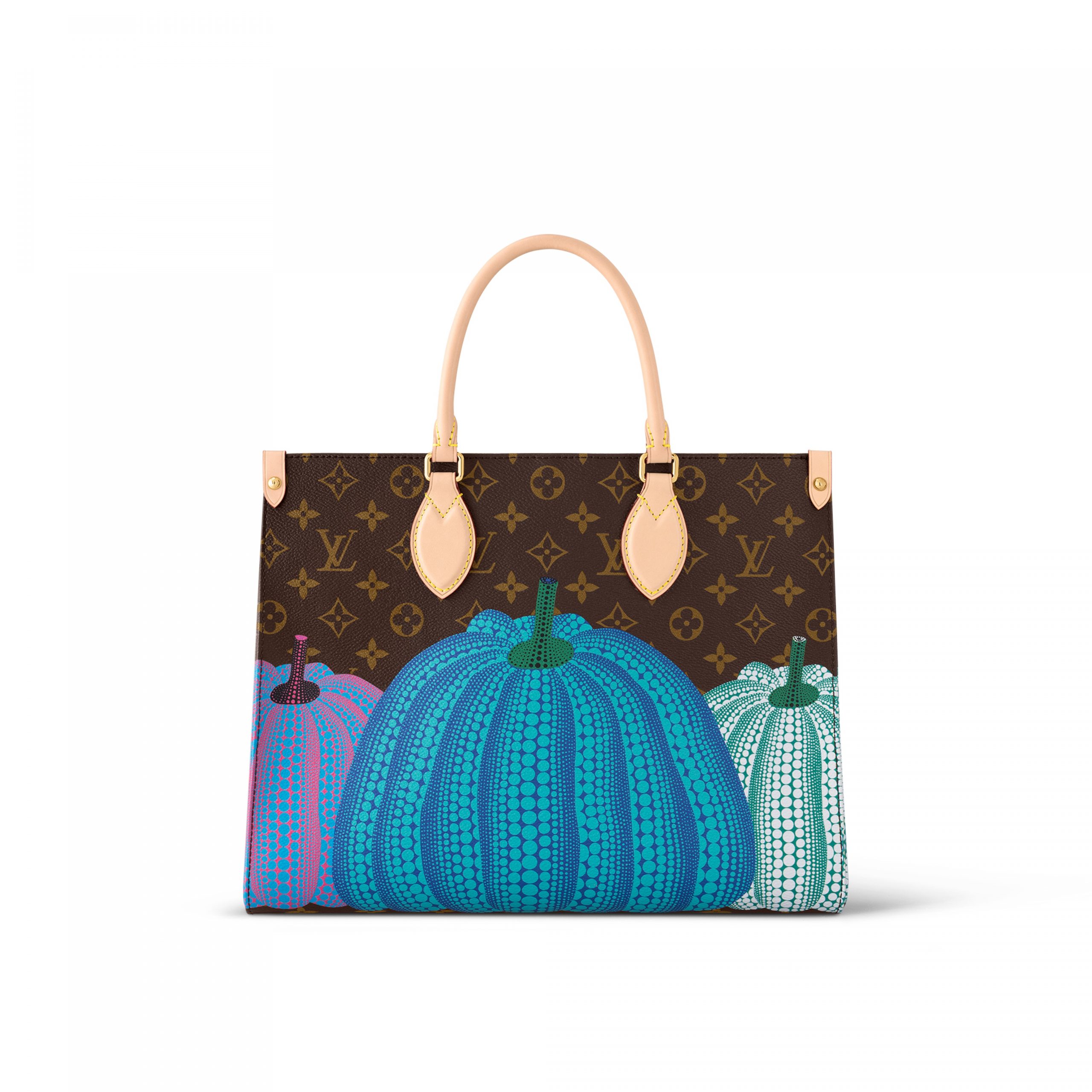 Lvlenka Louis Vuitton LV x YK OnTheGo MM M46466 Pumpkin print