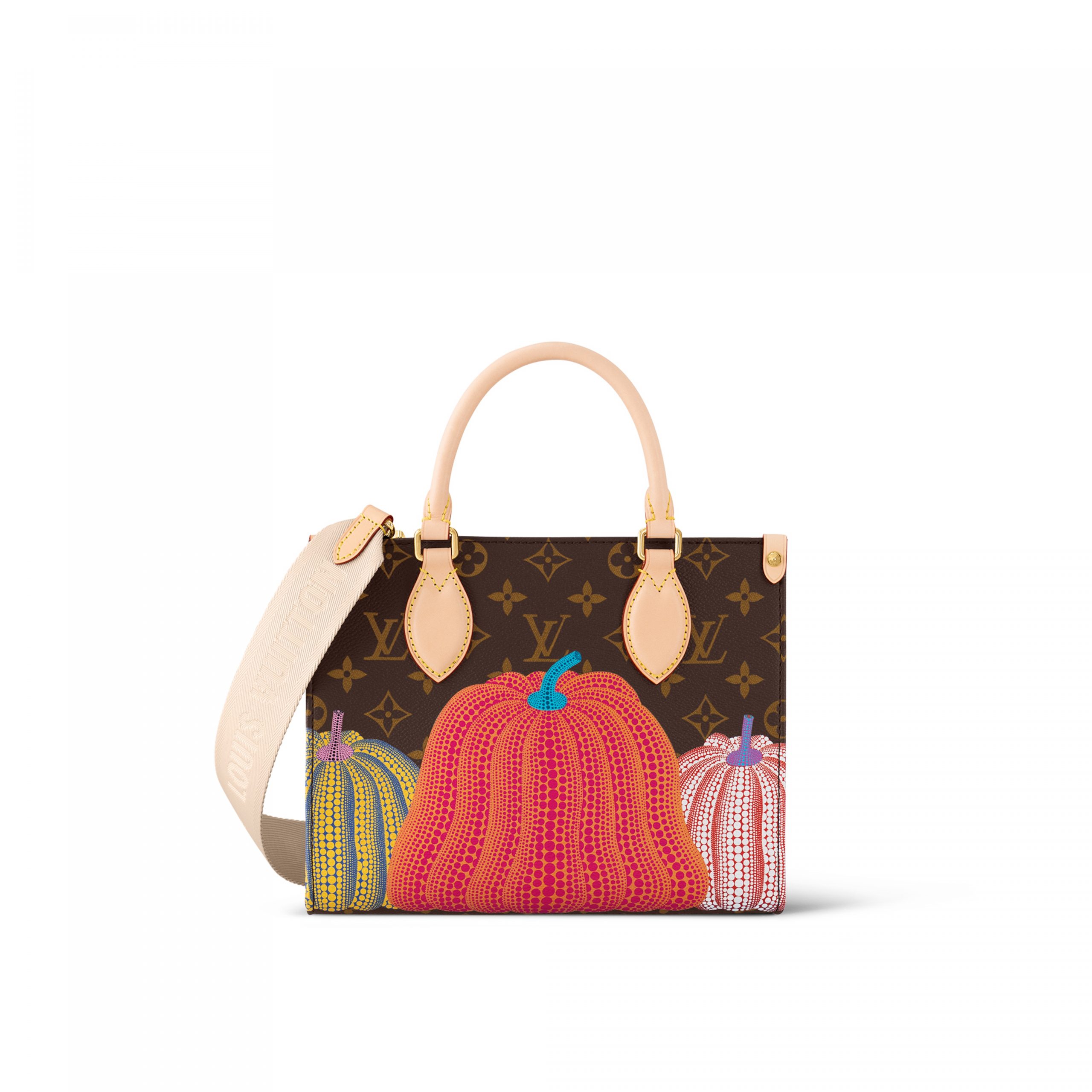 Lvlenka Louis Vuitton LV x YK OnTheGo PM M46467 Pumpkin print