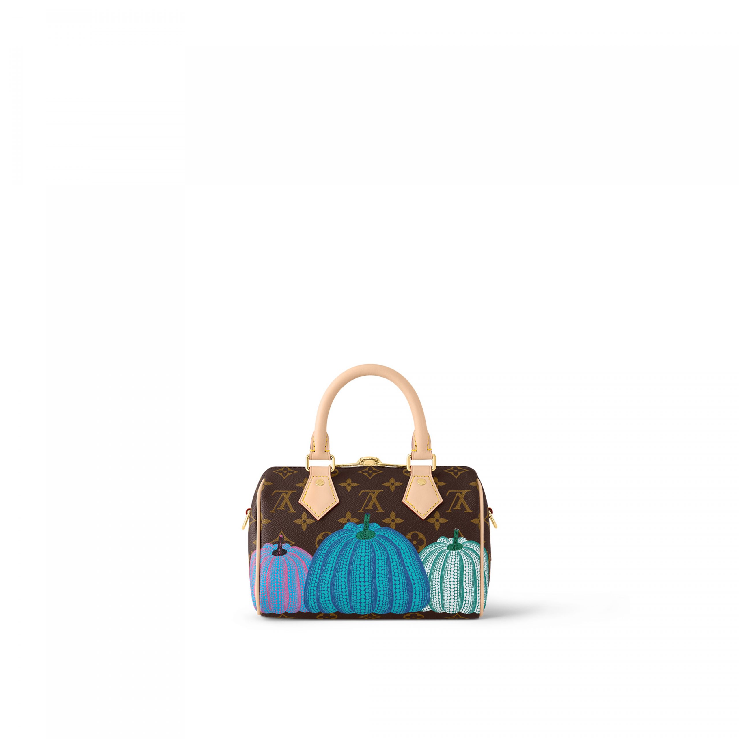 Lvlenka Louis Vuitton M46469 LV x YK Speedy Bandoulière 20 Pumpkin print