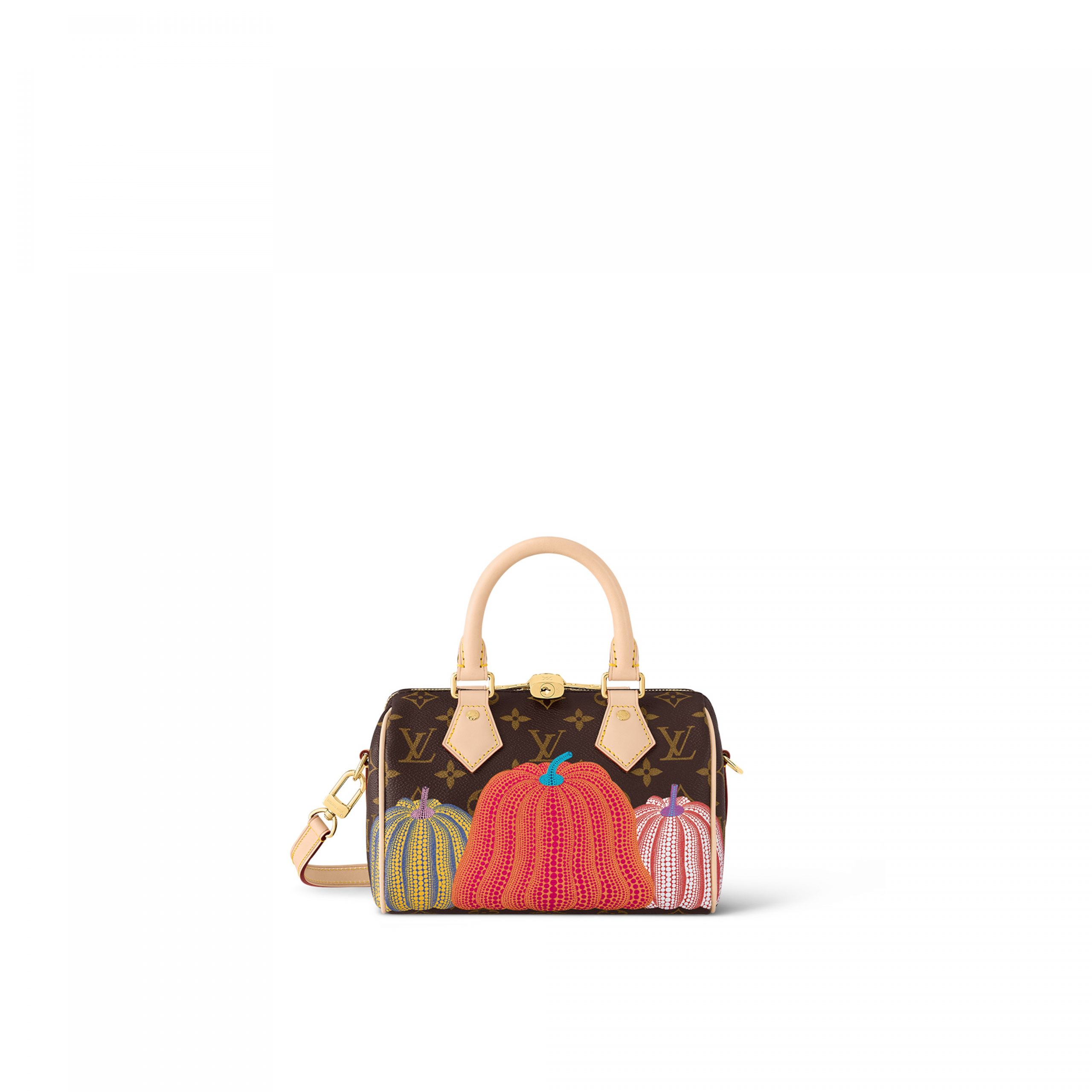 Lvlenka Louis Vuitton M46469 LV x YK Speedy Bandoulière 20 Pumpkin print