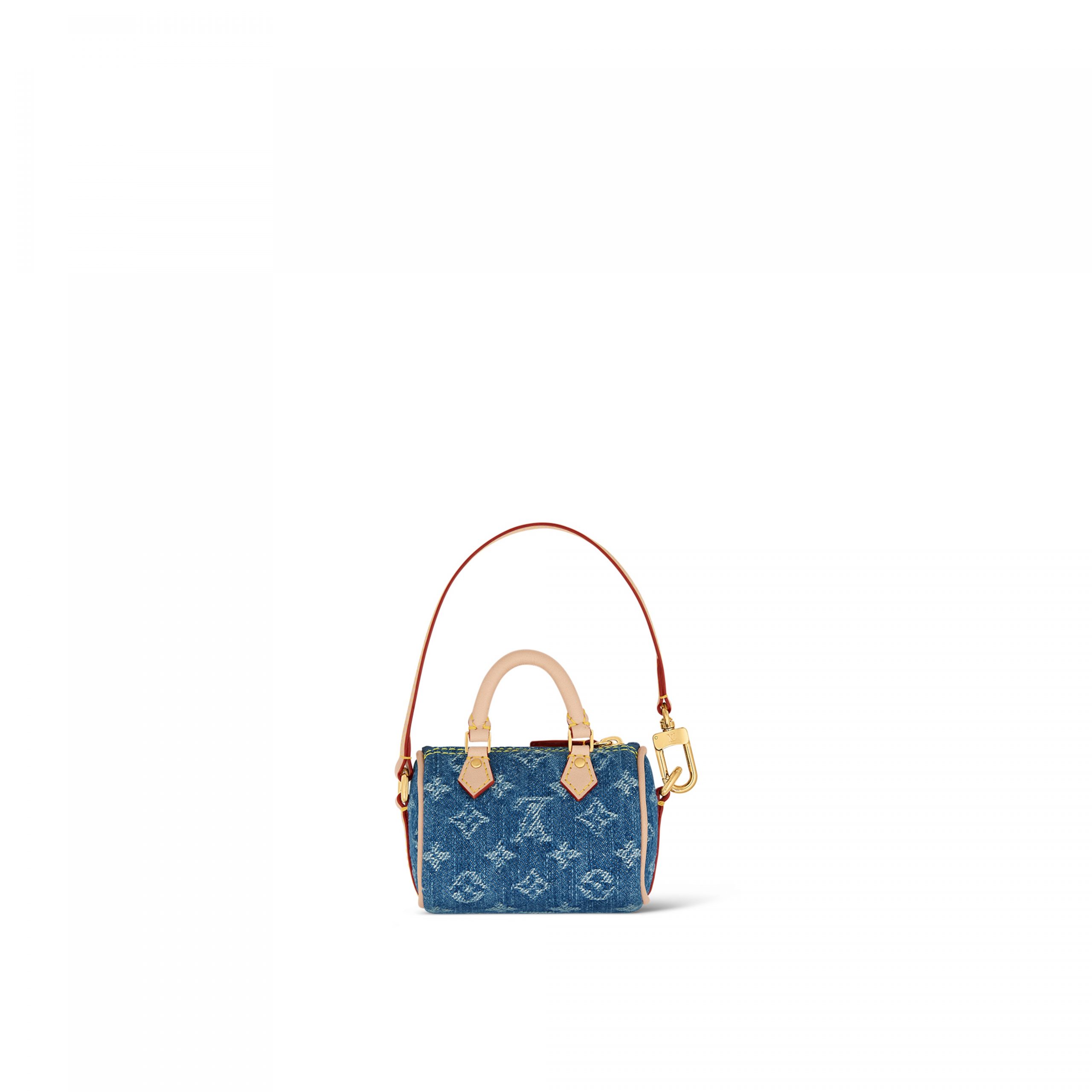 Lvlenka Louis Vuitton M01701 Micro Speedy Bag Charm Denim Blue