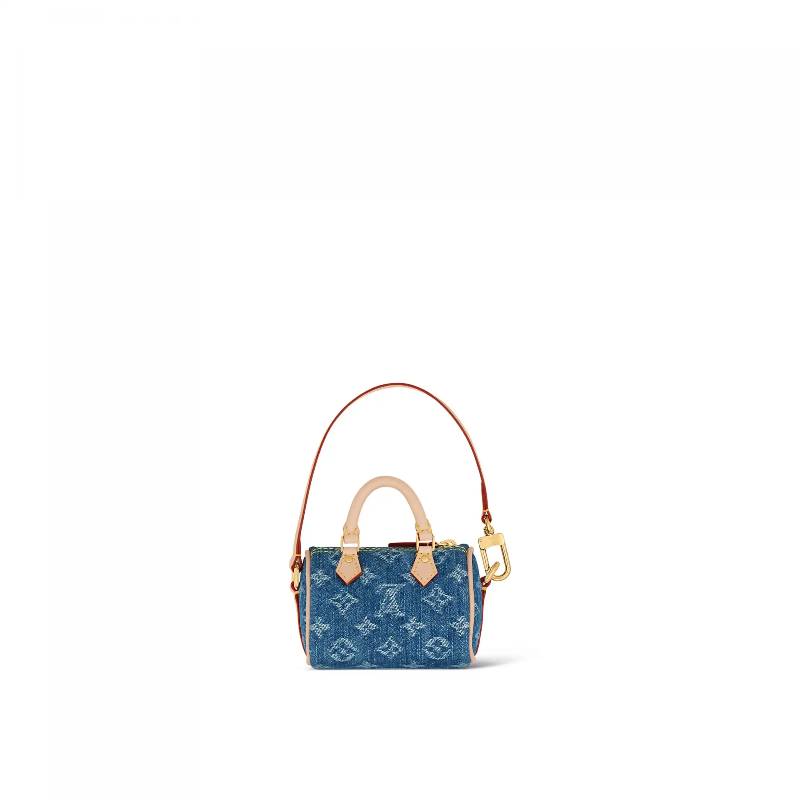 Affordable Louis Vuitton M01701 Micro Speedy Bag Charm Denim Blue