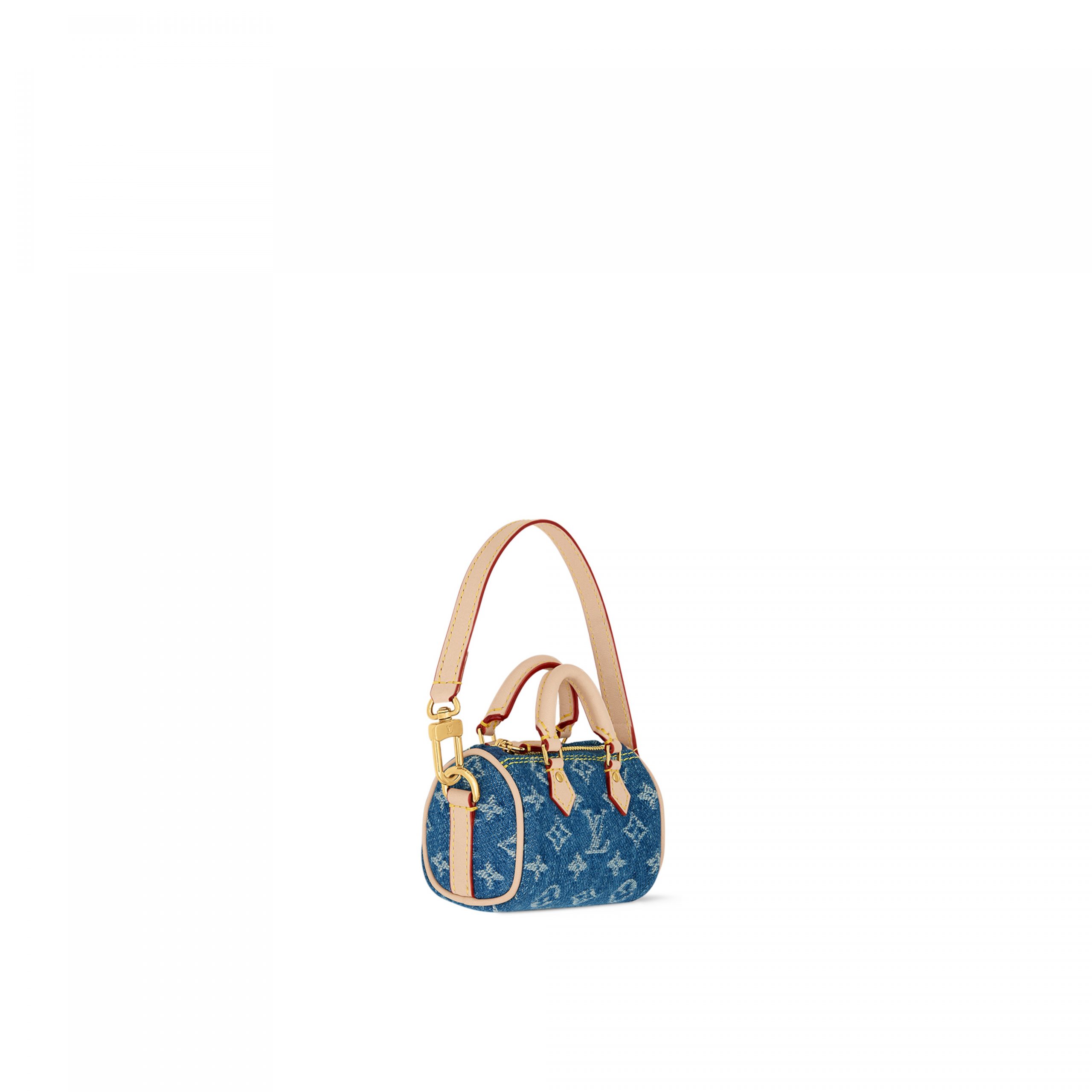 Lvlenka Louis Vuitton M01701 Micro Speedy Bag Charm Denim Blue