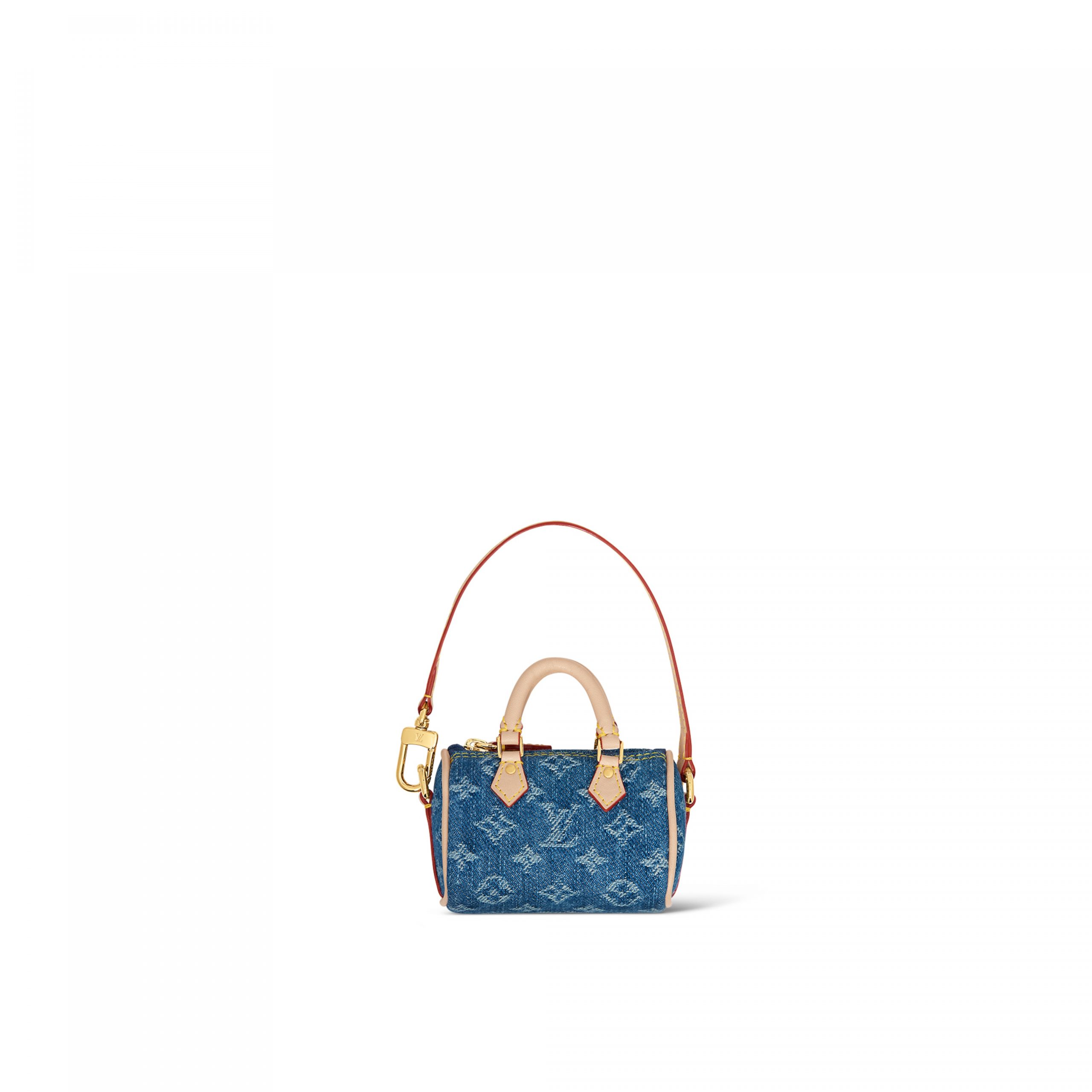 Lvlenka Louis Vuitton M01701 Micro Speedy Bag Charm Denim Blue