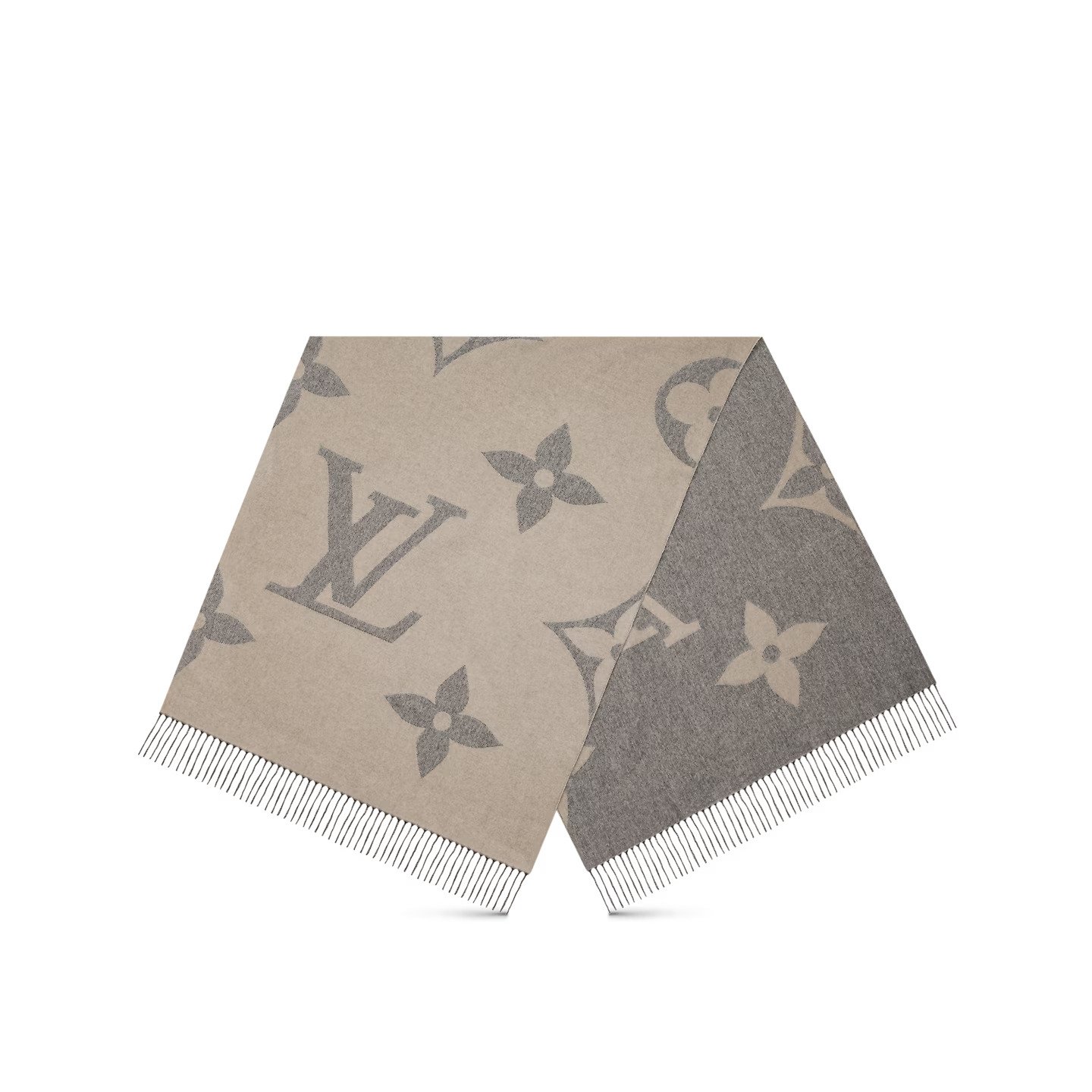 Lvlenka Louis Vuitton Light Grey M77951 MNG Giant Scarf