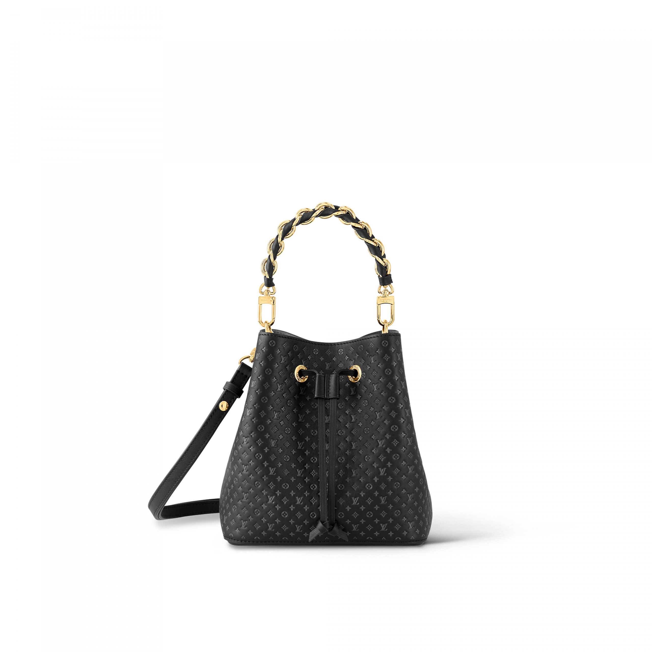 Lvlenka Louis Vuitton M22598 Calfskin Black Néonoé BB