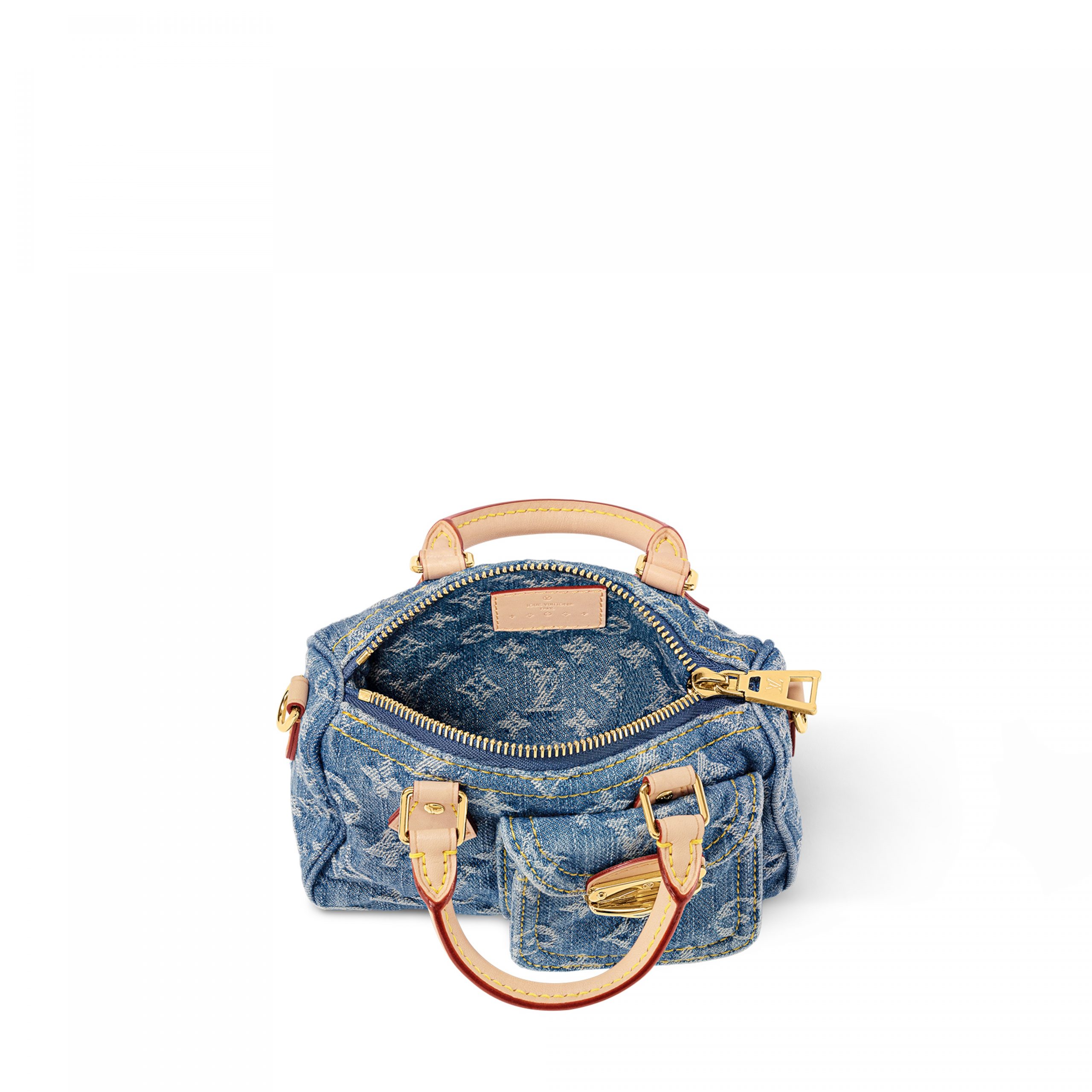 Lvlenka Louis Vuitton M82950 Nano Speedy Denim Blue