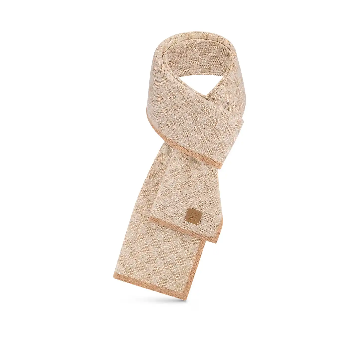 Affordable Louis Vuitton Beige M77986 Néo Petit Damier Scarf