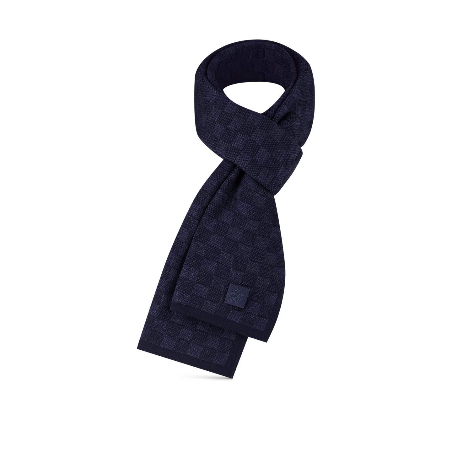 Lvlenka Louis Vuitton Navy M77987 Néo Petit Damier Scarf