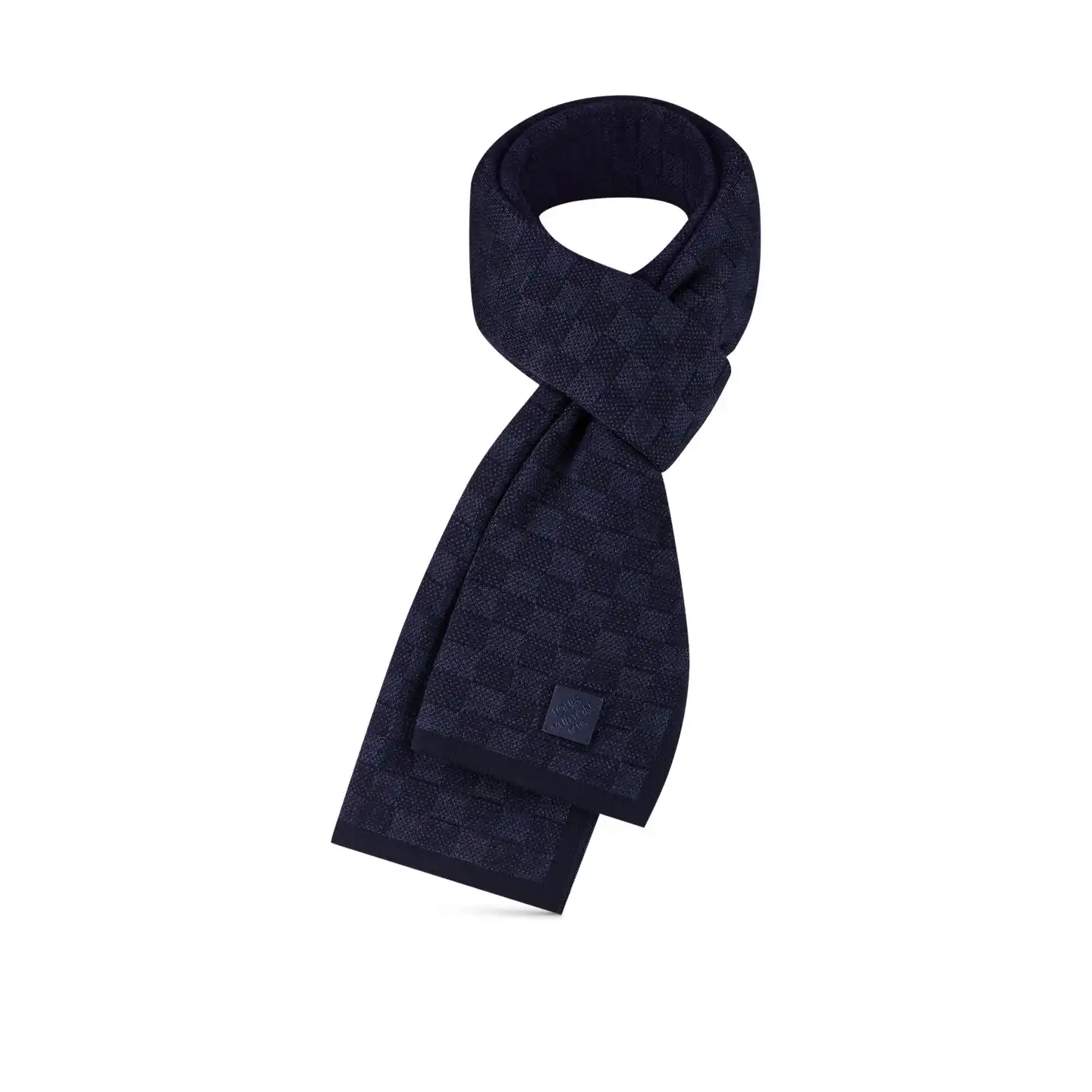 Affordable Louis Vuitton Navy M77987 Néo Petit Damier Scarf