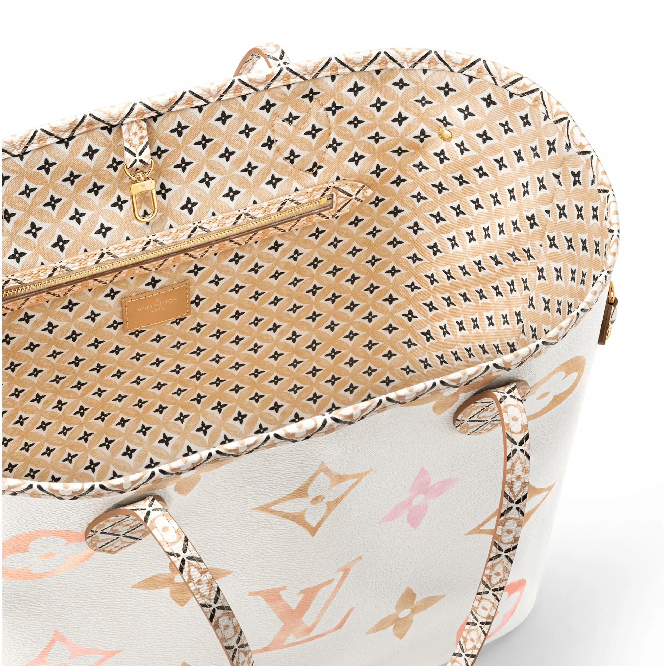 Cheap Louis Vuitton M22978 Neverfull MM Beige Monogram