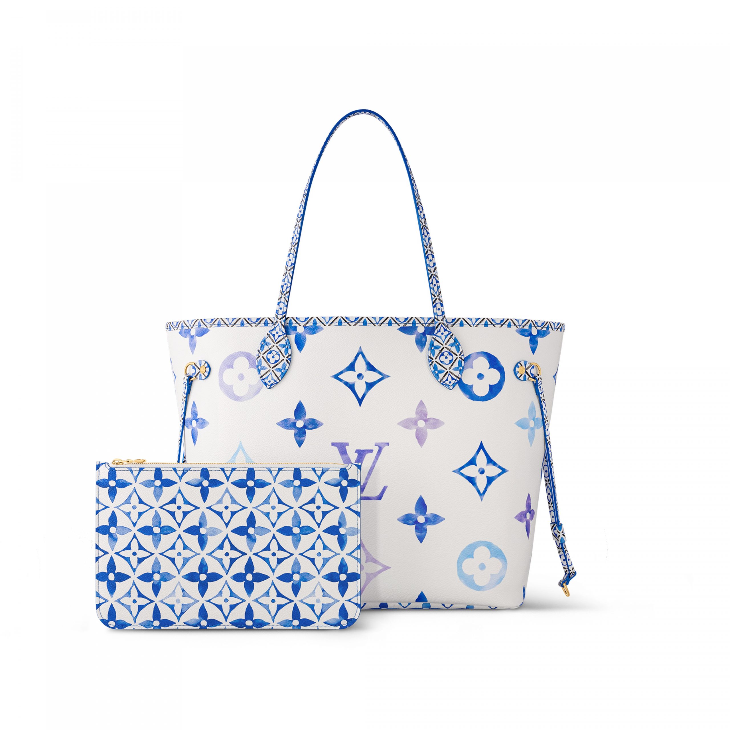 Lvlenka Louis Vuitton M22979 Neverfull MM Blue Monogram